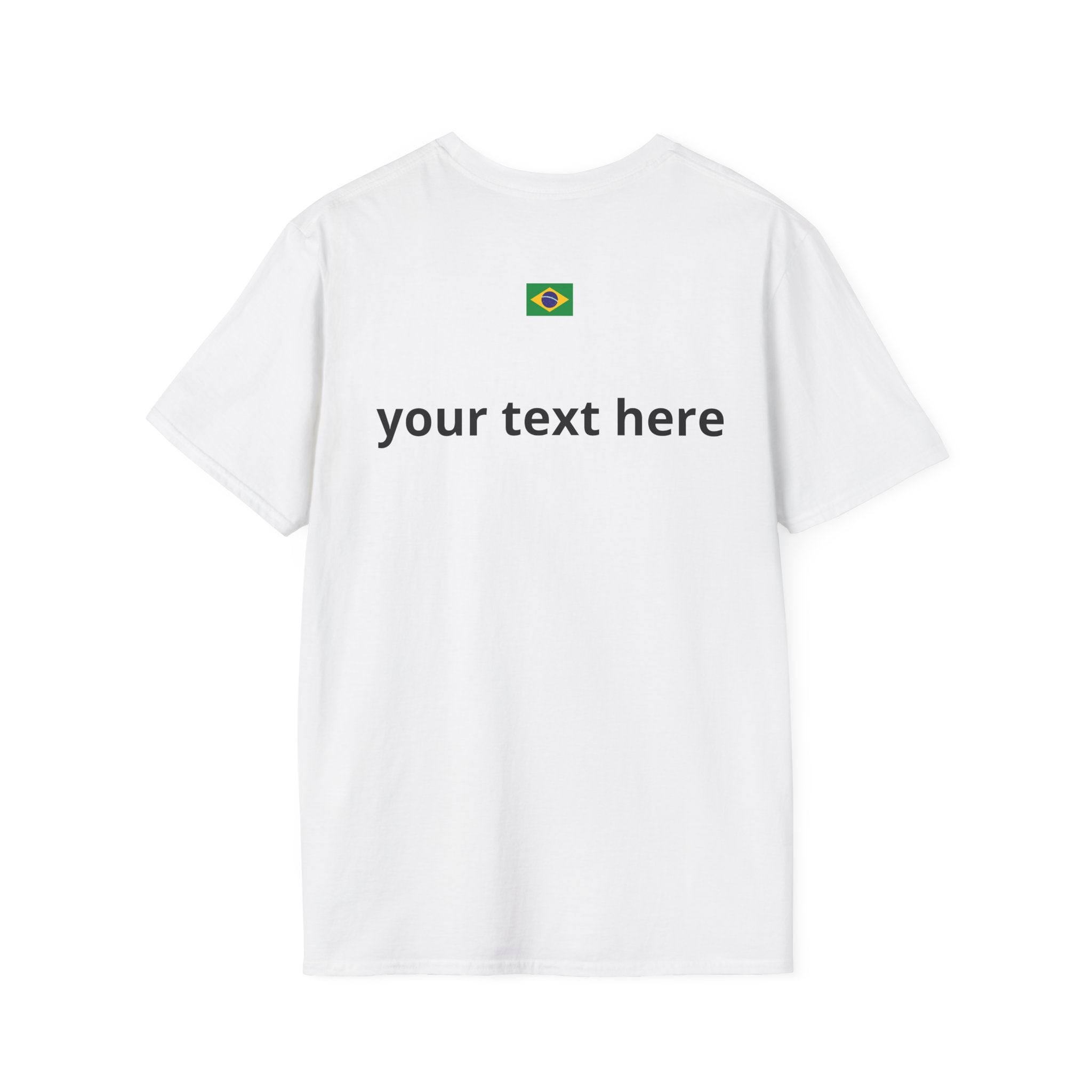 FIFA World Cup 2026 Hexacampeão Personalized Soccer T-Shirt — Brazilian Flag Football Fan Tee