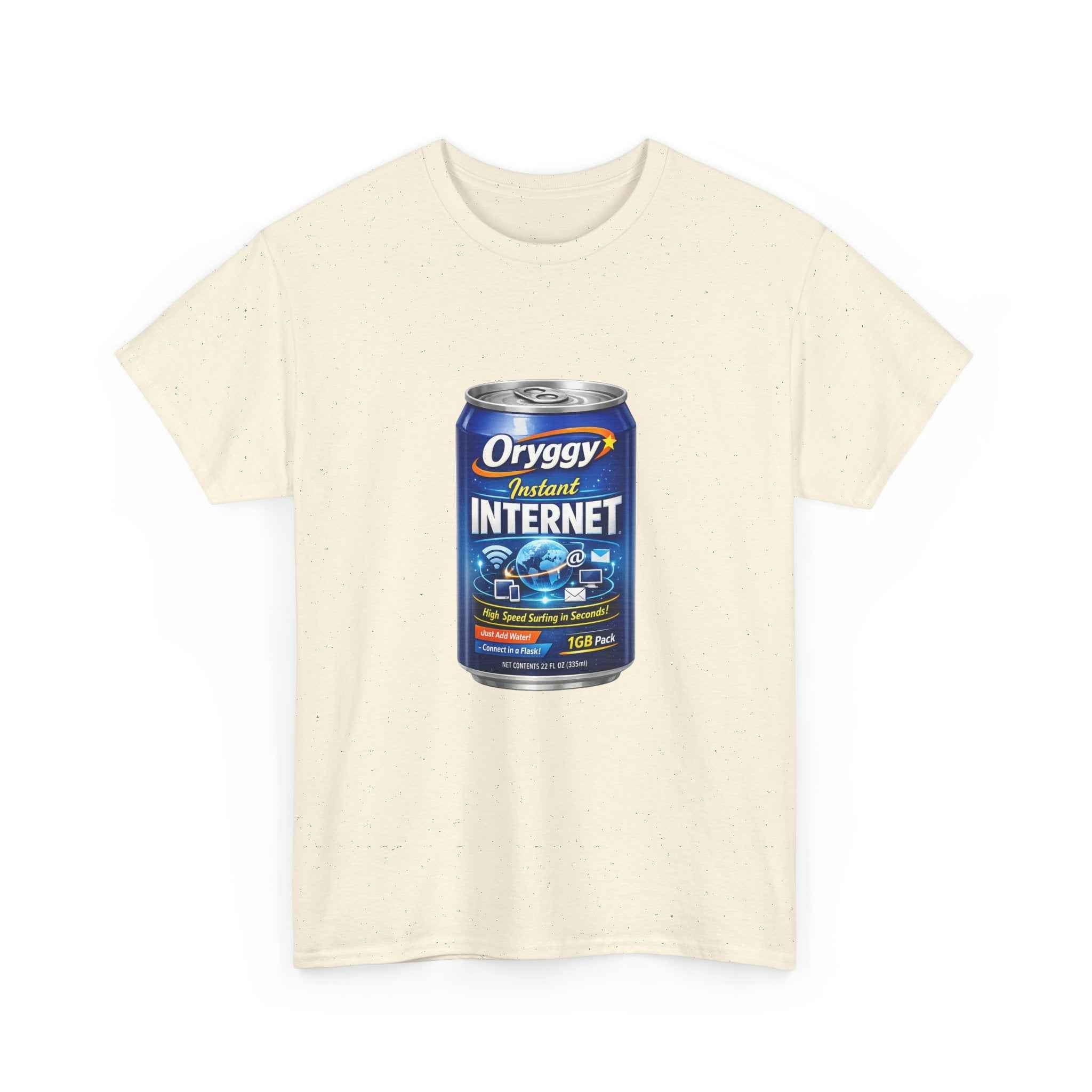 oryggy Originals Summer line Instant Internet Tee — Retro Can Graphic T-Shirt