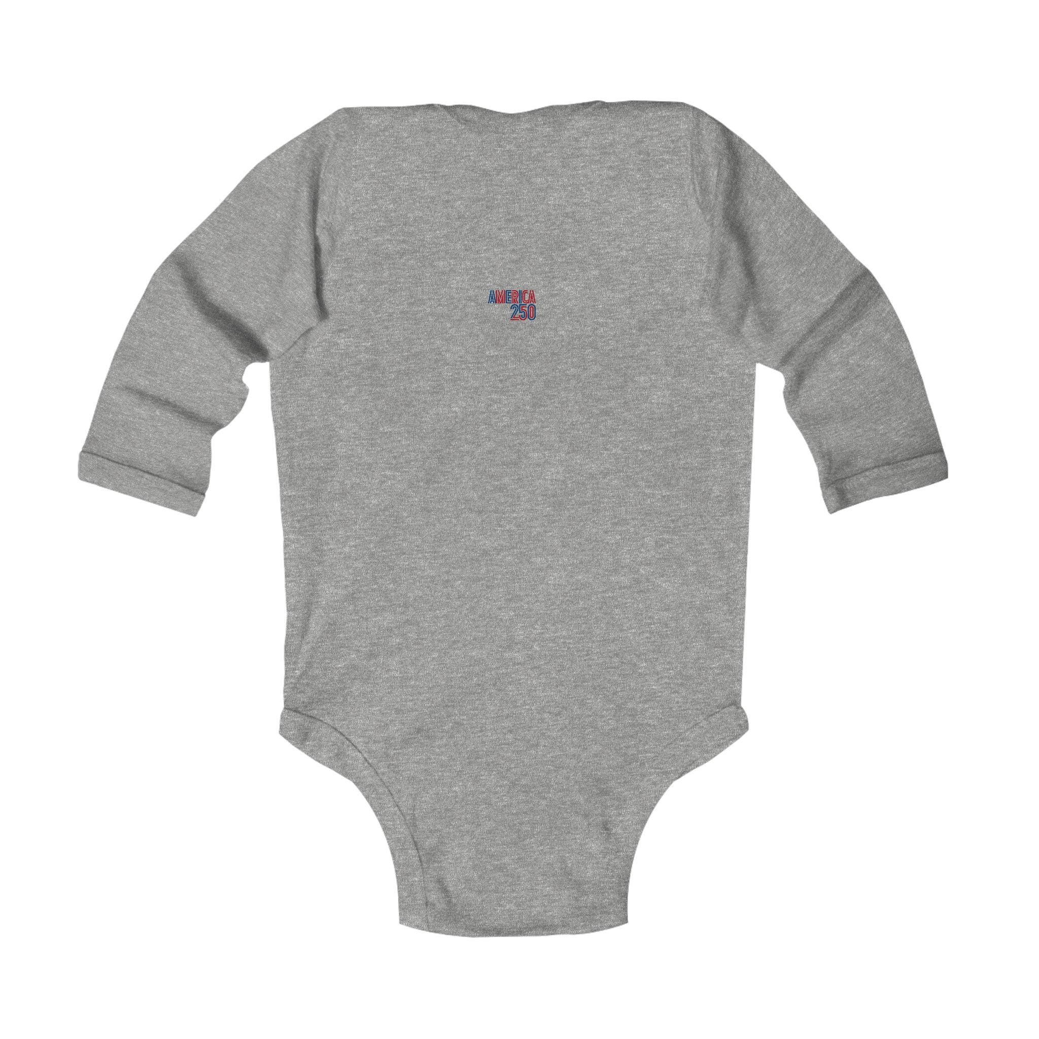 America 250 Infant Bodysuit — Patriotic Red White Blue Baby Onesie