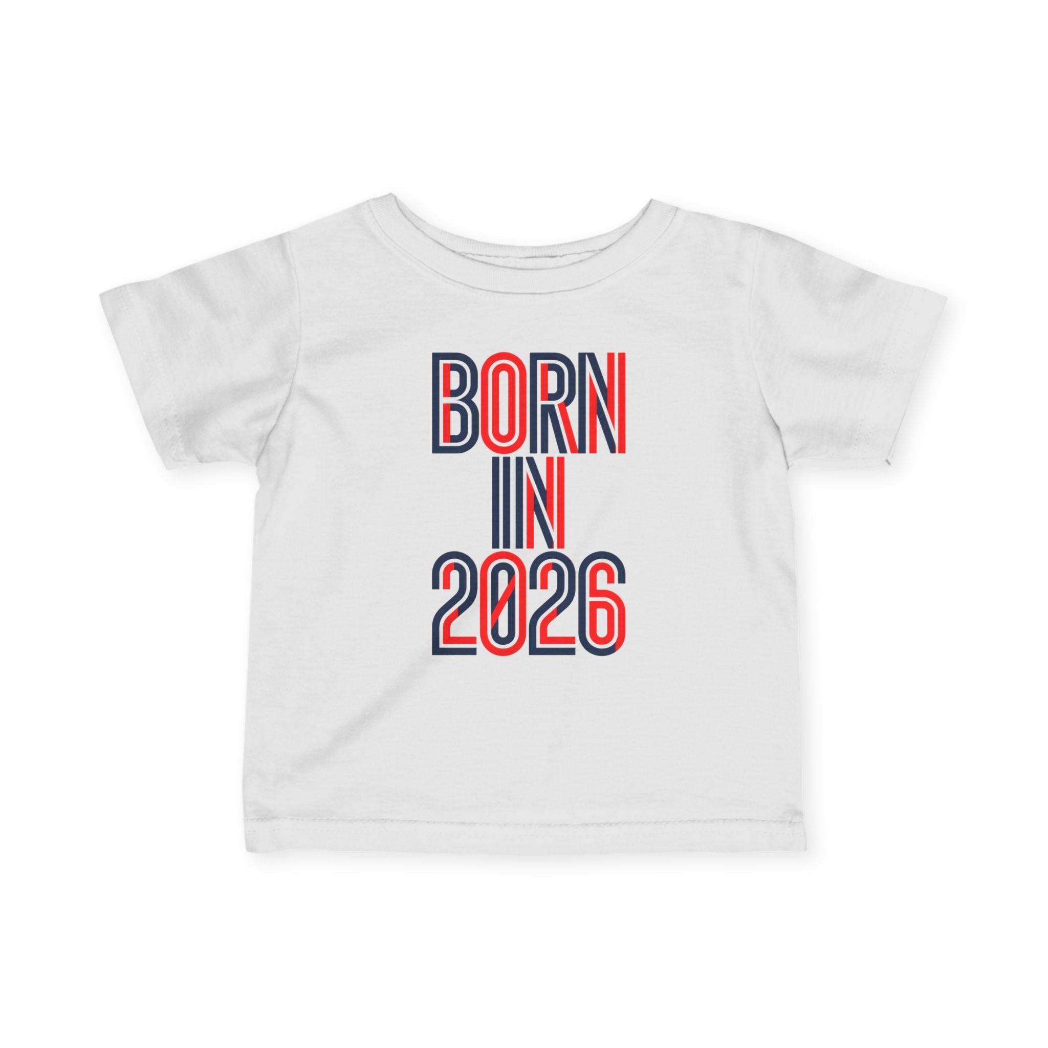 Born in 2026 Infant Tee | America 250 Retro Baby Shirt
