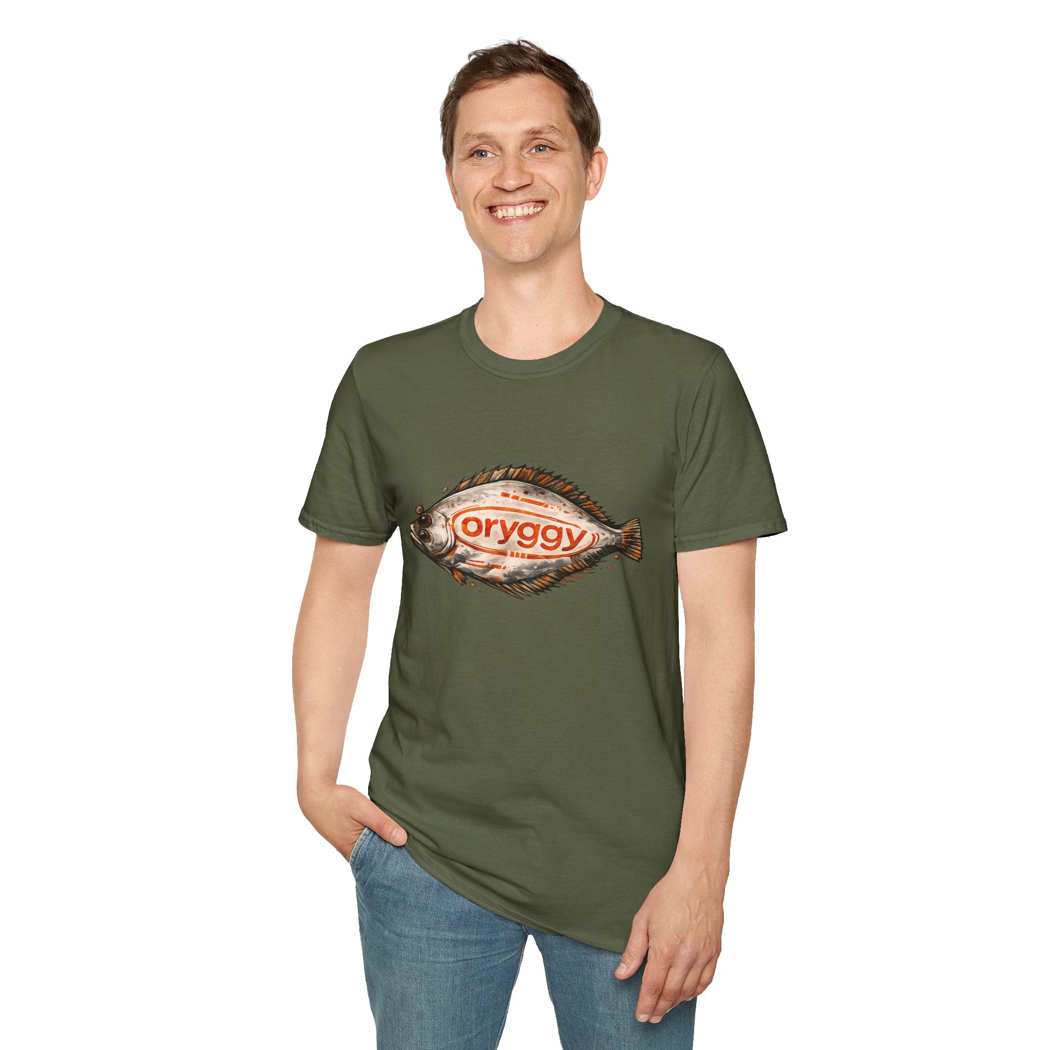 oryggy Originals Summer line Vintage Fish T-Shirt