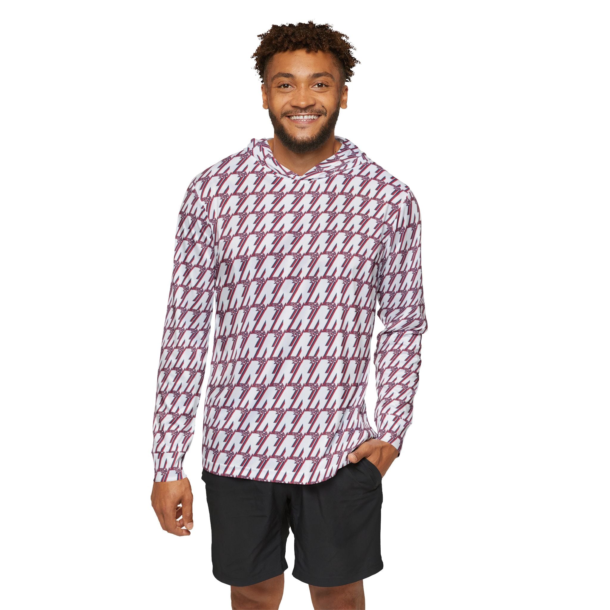 America 250 Hoodie | All-Over Print Sports Warmup