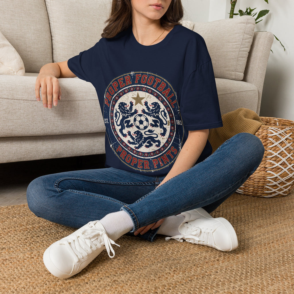 FIFA World Cup 2026 T-Shirt — oryggy "Proper Football" Vintage Crest Tee