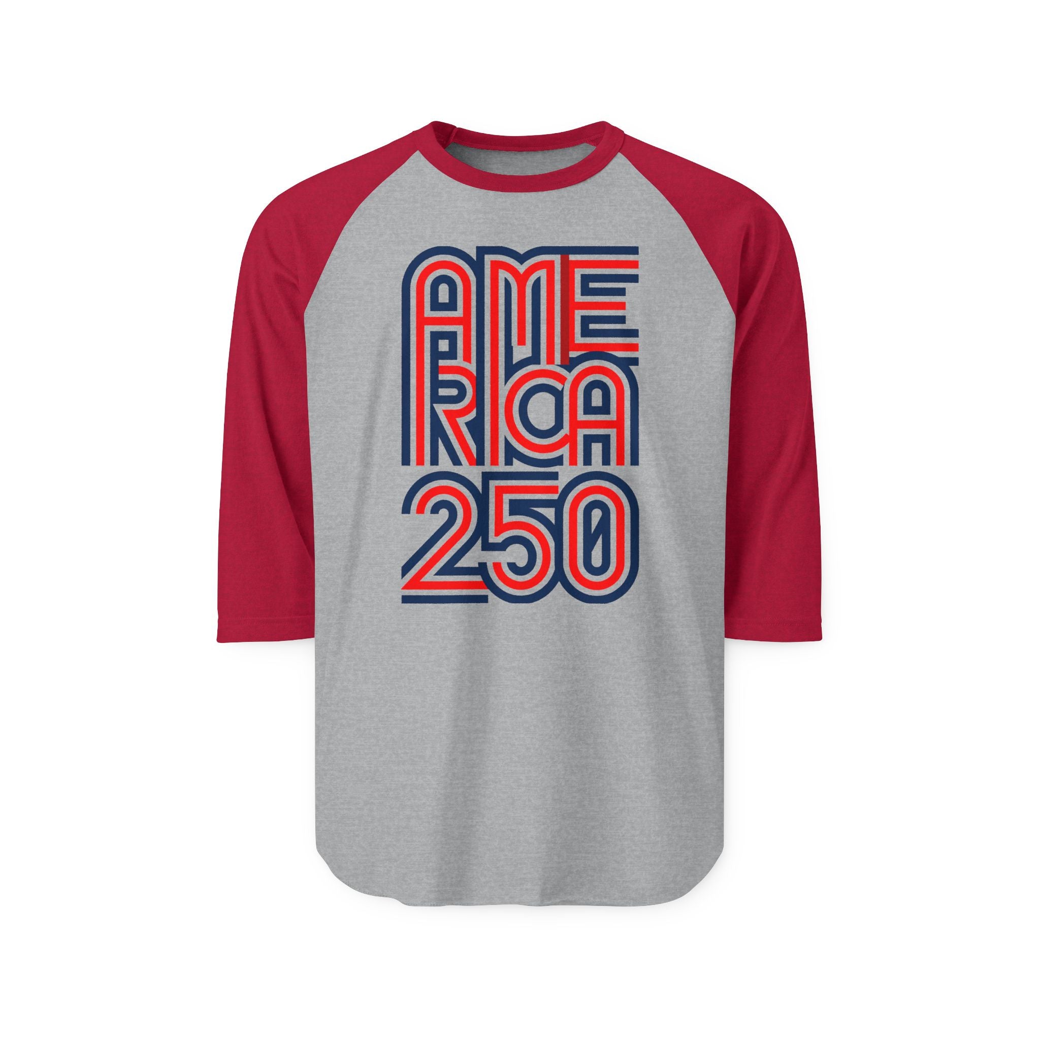 Unisex Three-Quarter Sleeve Raglan Shirt