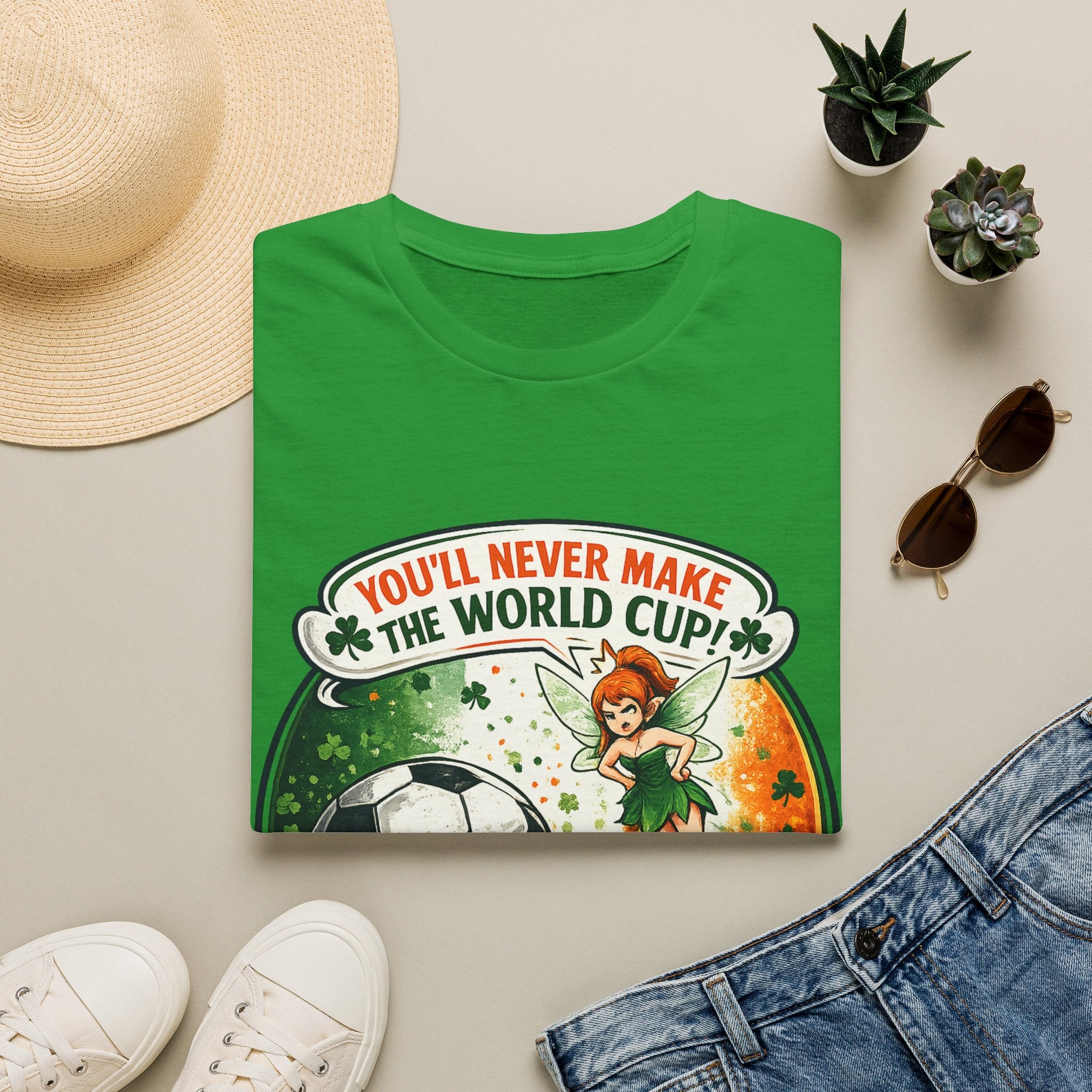 fifa-world-cup-2026-youll-never-make-the-world-cup-soccer-t-shirt-funny-irish-fairy-football-tee - Retro Football Apparel oryggy