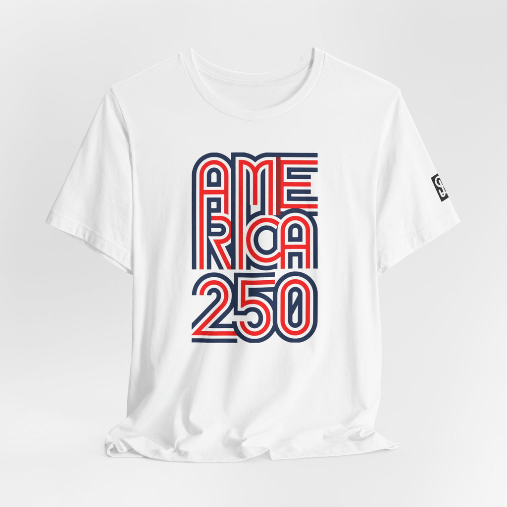 America 250 Retro Stripes Tee