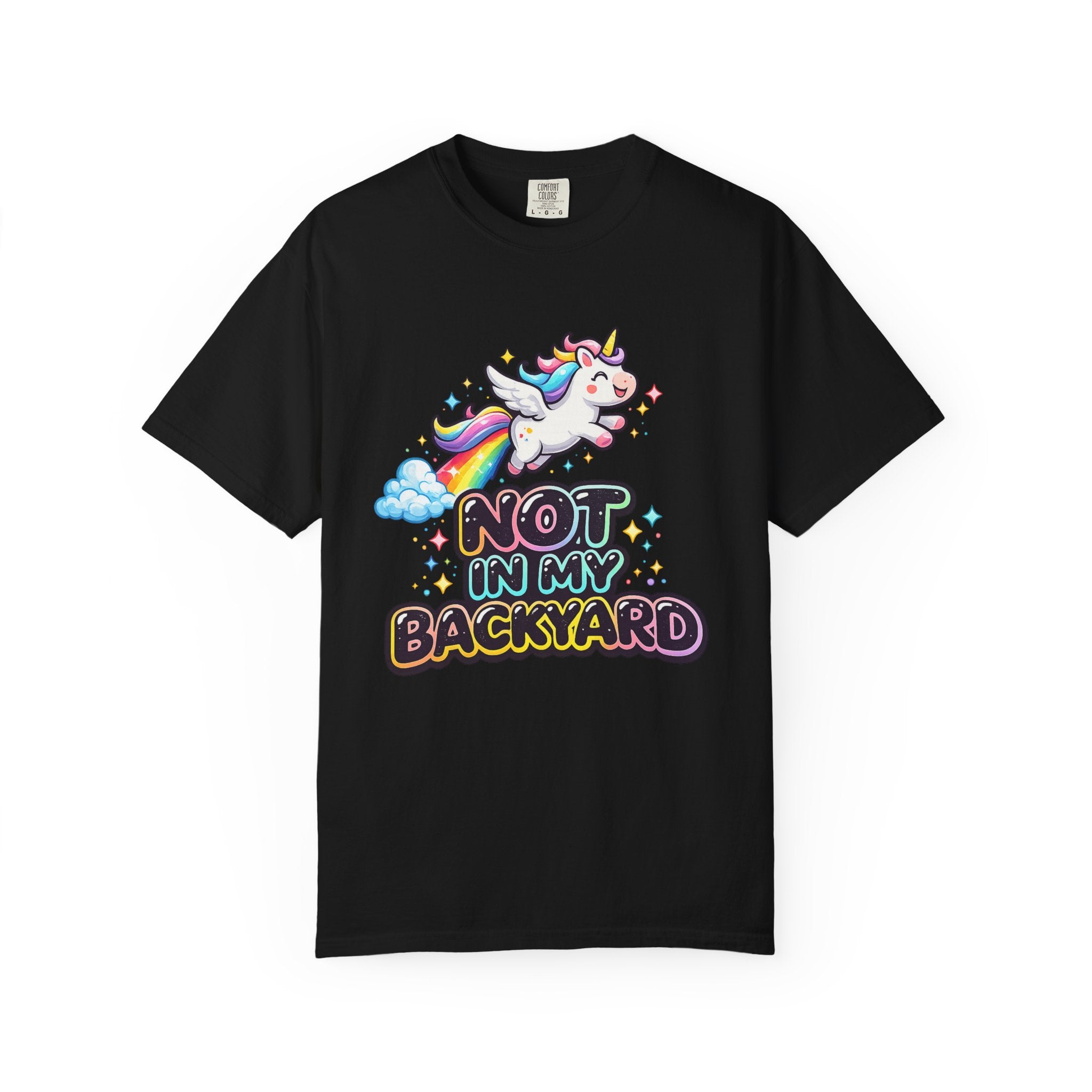oryggy Originals Summer line Unicorn "Not In My Backyard" T-Shirt