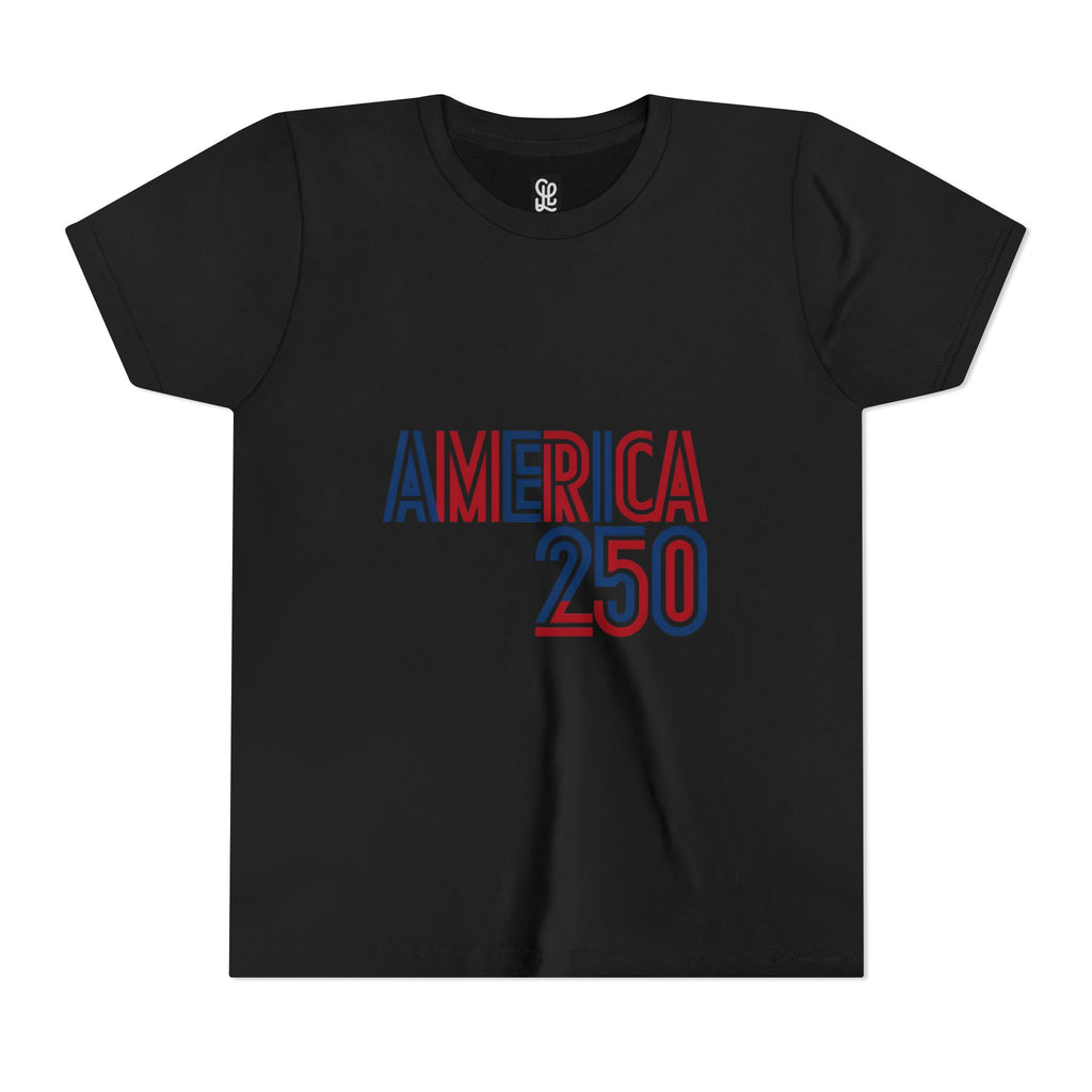 America 250 Youth Tee | Patriotic USA Flag Independence Day