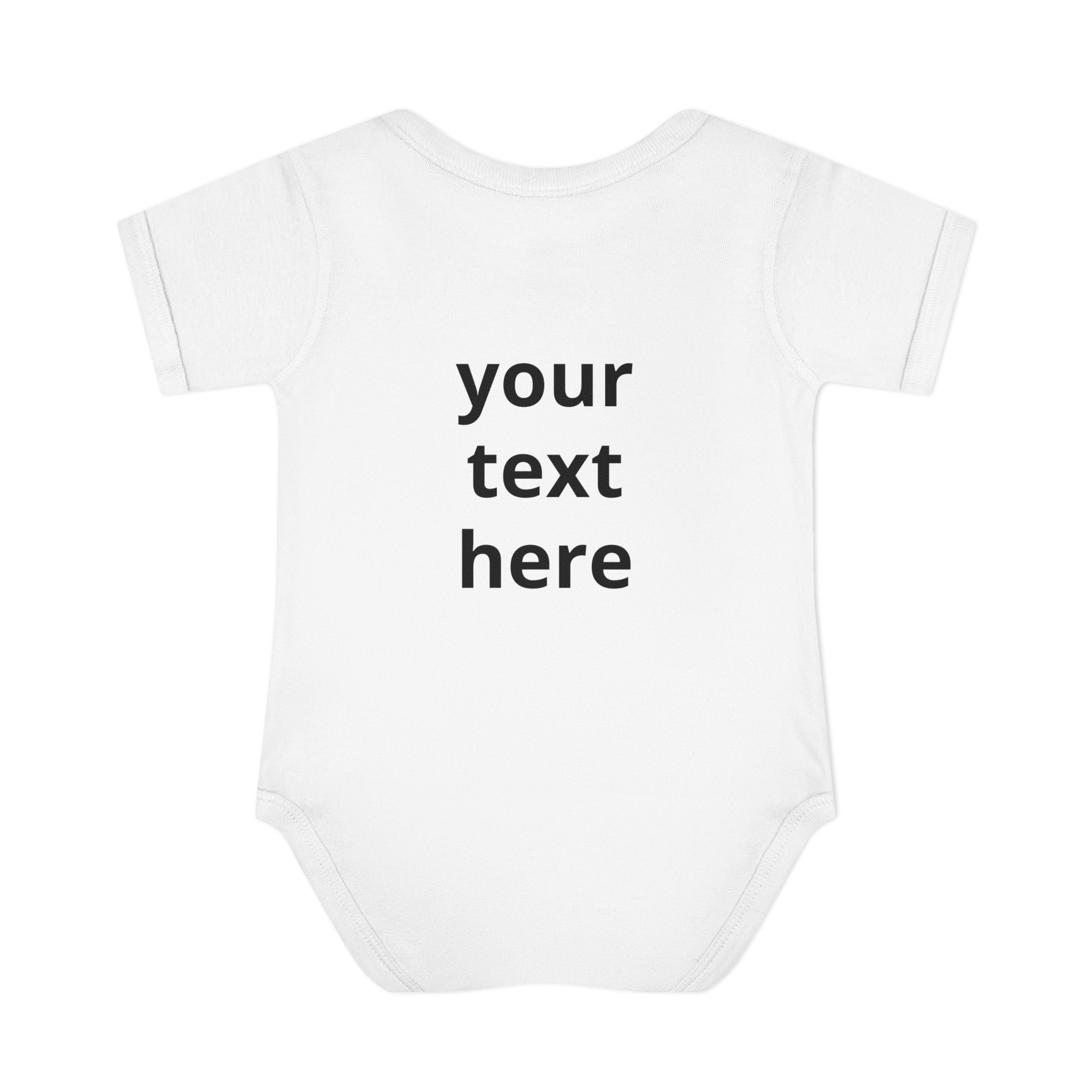 America 250 Personalized Baby Bodysuit - 'Bernin 2026' Patriotic Infant One-Piece (Custom Back Text)