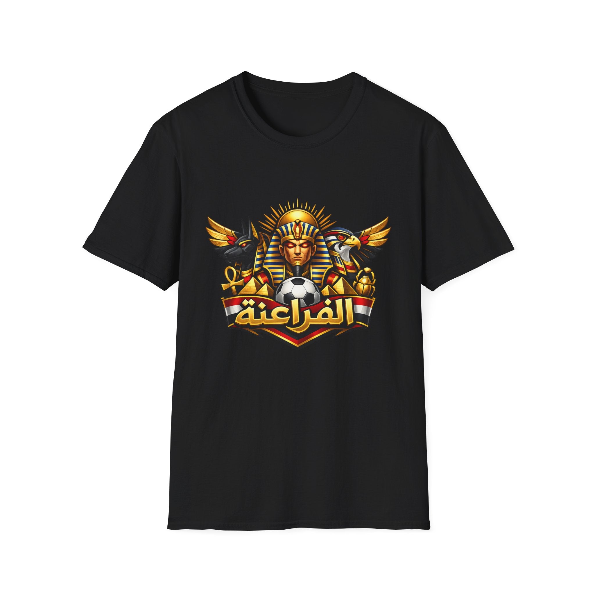FIFA 2026 Pharaoh Soccer Crest T‑Shirt — Egyptian Football Graphic Tee - Oryggy