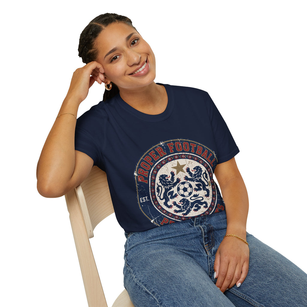 FIFA World Cup 2026 Proper Football Soccer Graphic Tee — oryggy Vintage Crest Shirt