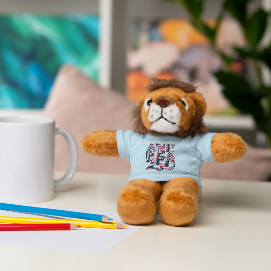 America 250 Teddy Bear plush | Patriotic stuffed animal with tee