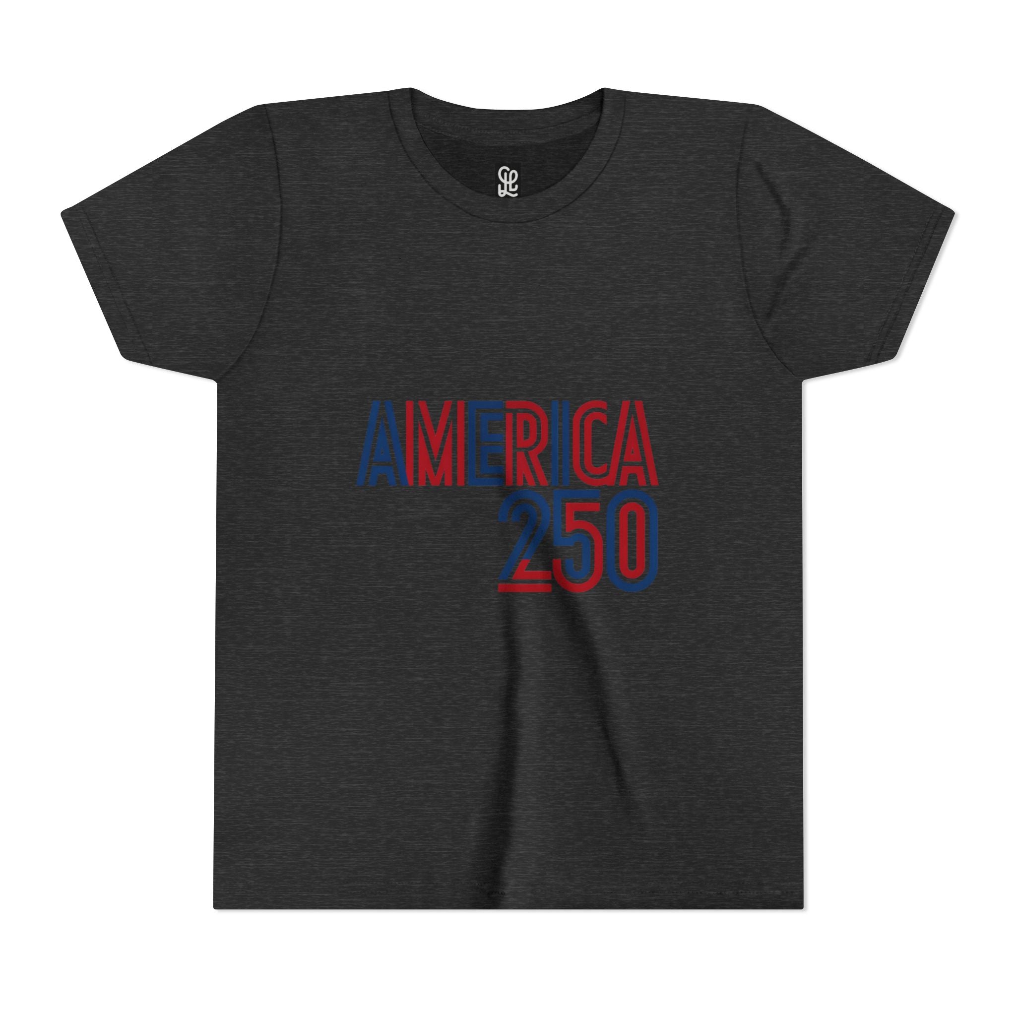 America 250 Youth Tee | Patriotic USA Flag Independence Day