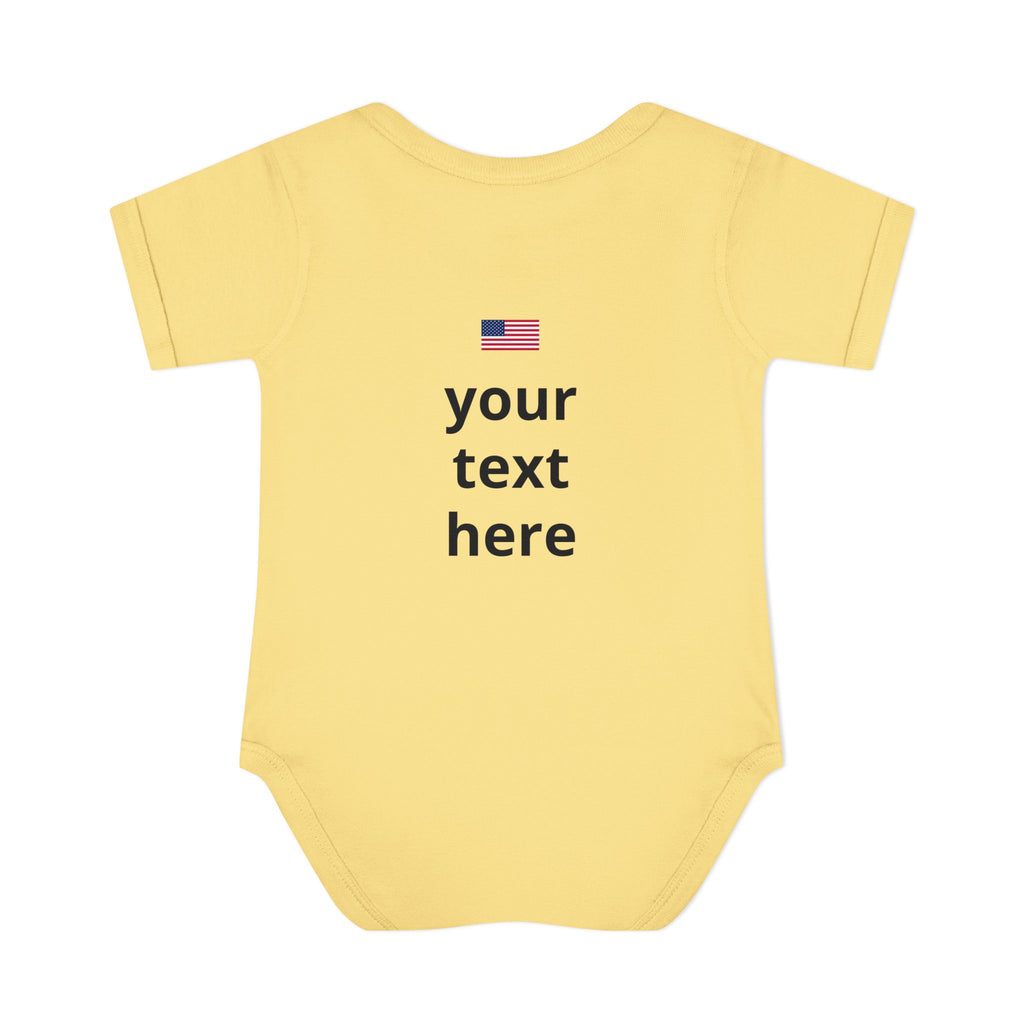 America 250 Personalized Infant Bodysuit | USA Flag