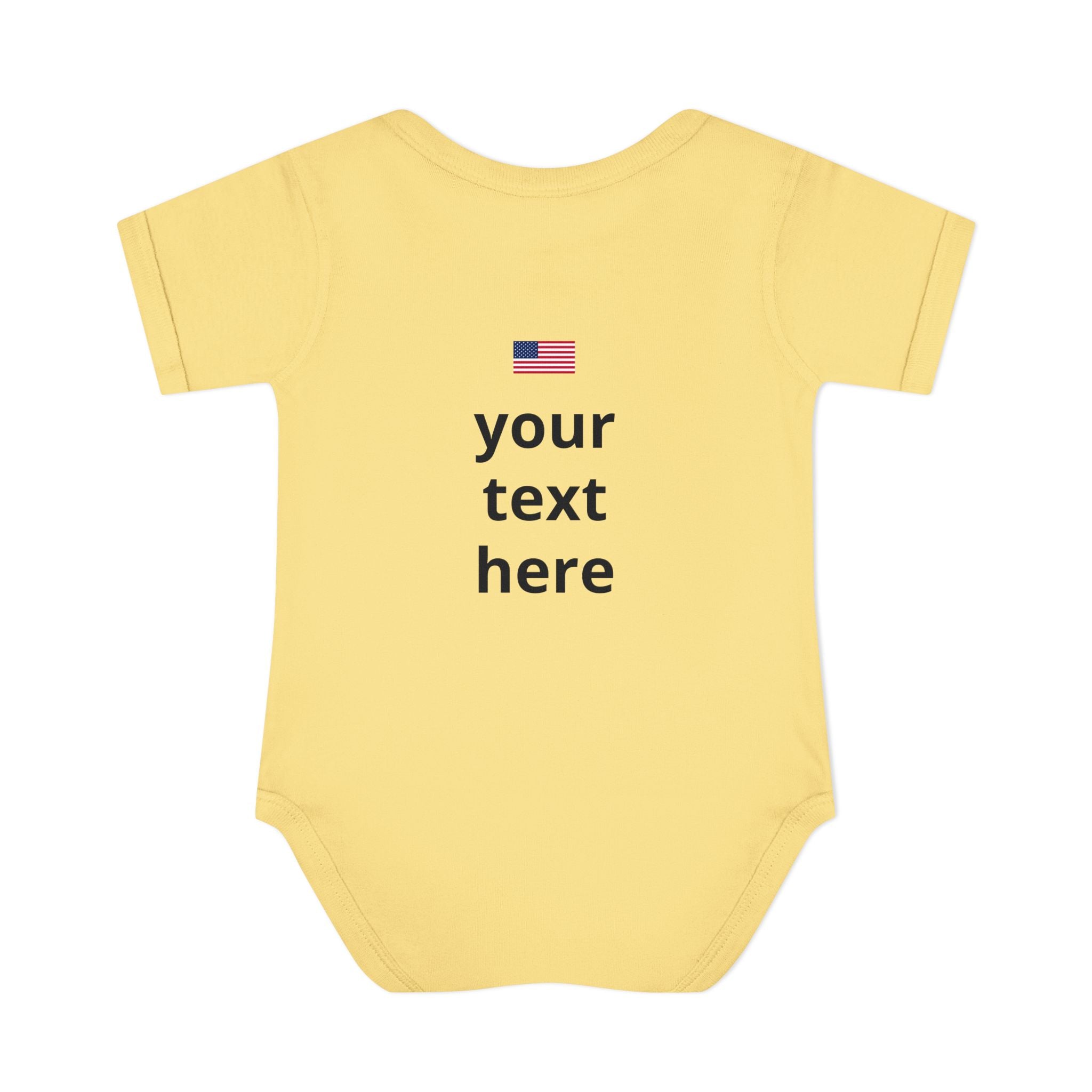 America 250 Personalized Infant Bodysuit | USA Flag