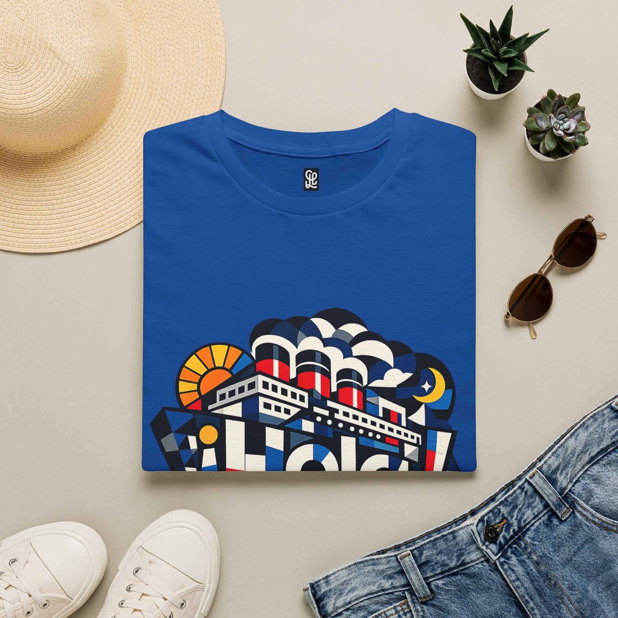 oryggy Originals Summer line T-Shirt — Retro Nautical Cruise Graphic "¡Hola!" Tee
