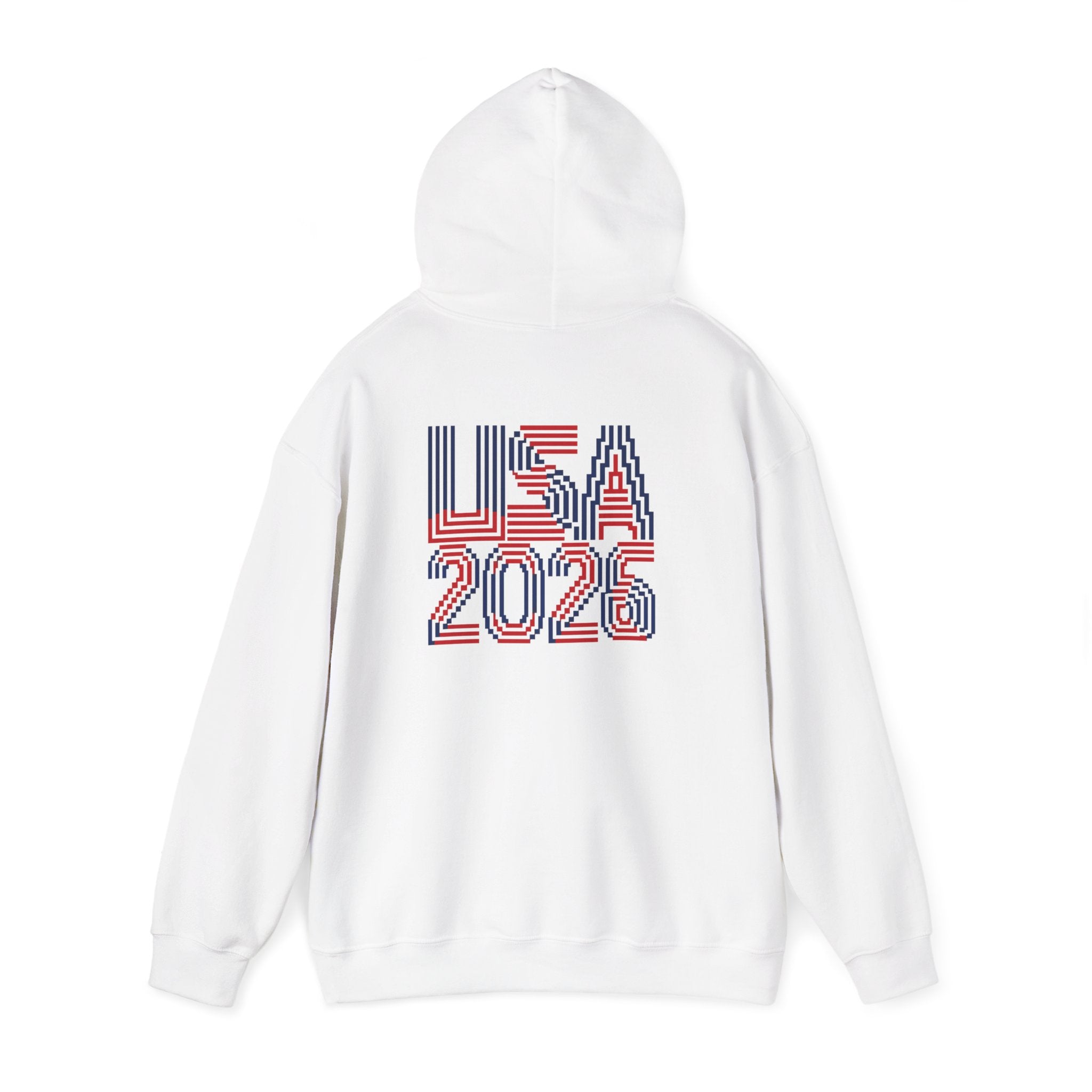 America 250 / USA 2026 Retro Stripe Hoodie — Patriotic 4th of July Anniversary Sweatshirt