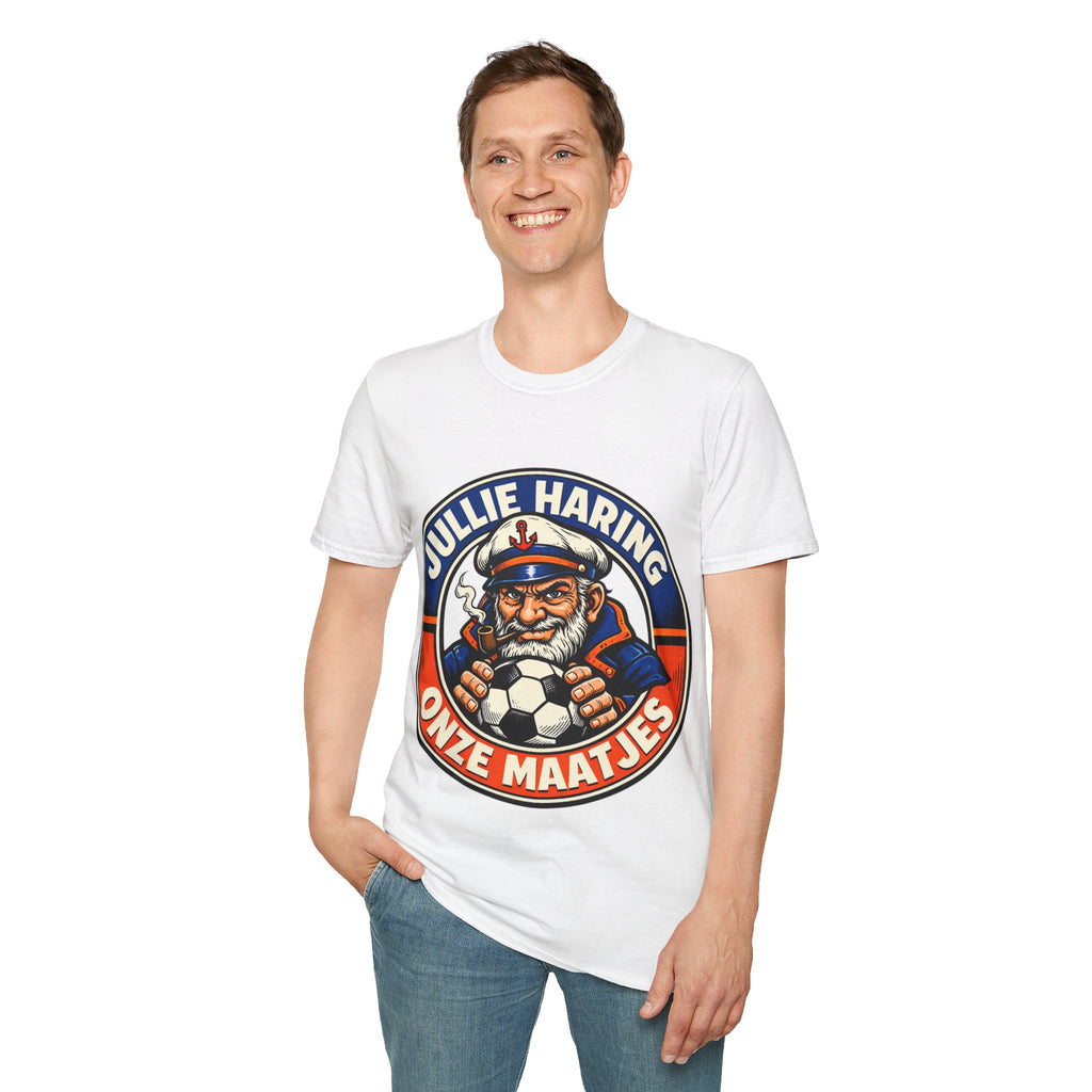 FIFA World Cup 2026 Dutch T-Shirt — 'Jullie Haring Onze Maatjes' Sailor Graphic Tee