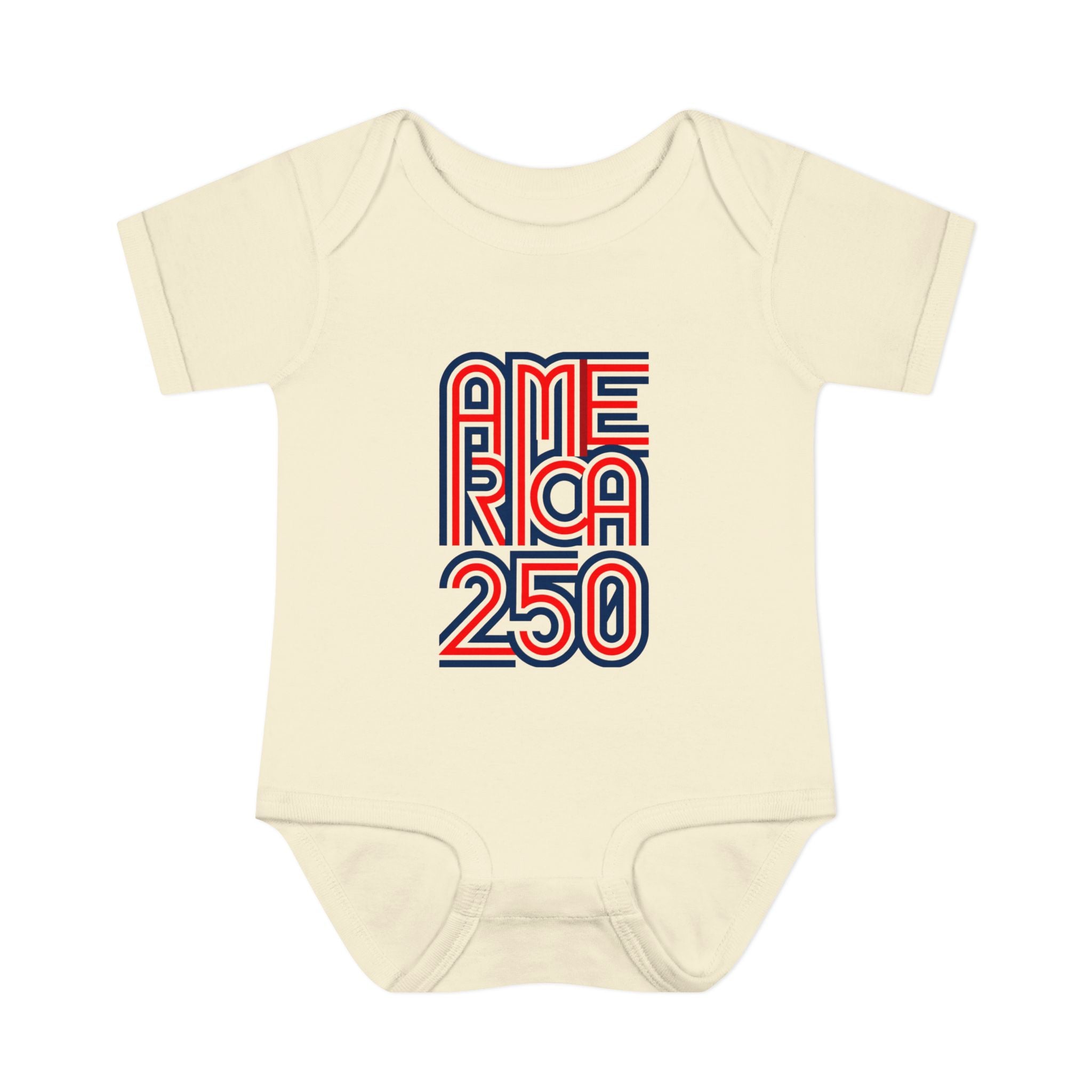 America 250 Personalized Infant Bodysuit | USA Flag