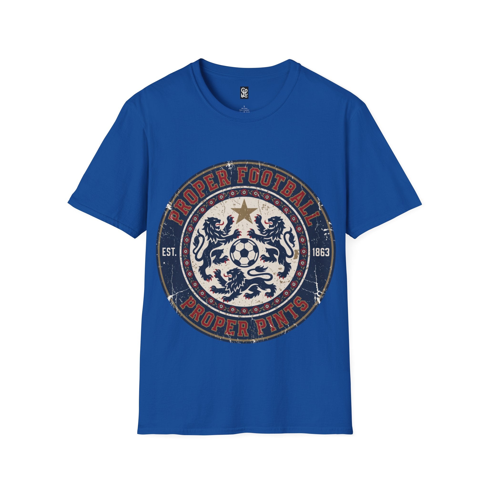 fifa-world-cup-2026-proper-football-graphic-t-shirt-vintage-crest-tee - Retro Football Apparel oryggy