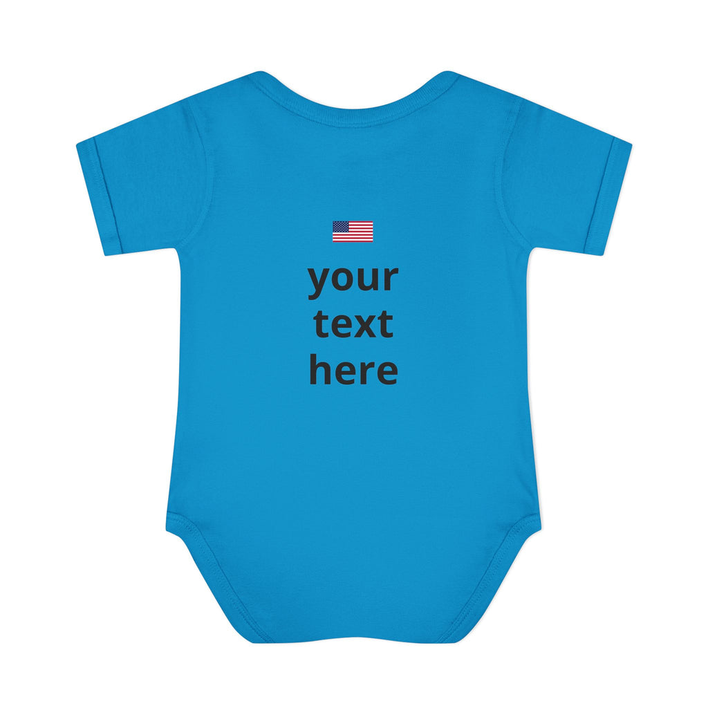 America 250 Personalized Infant Bodysuit | USA Flag