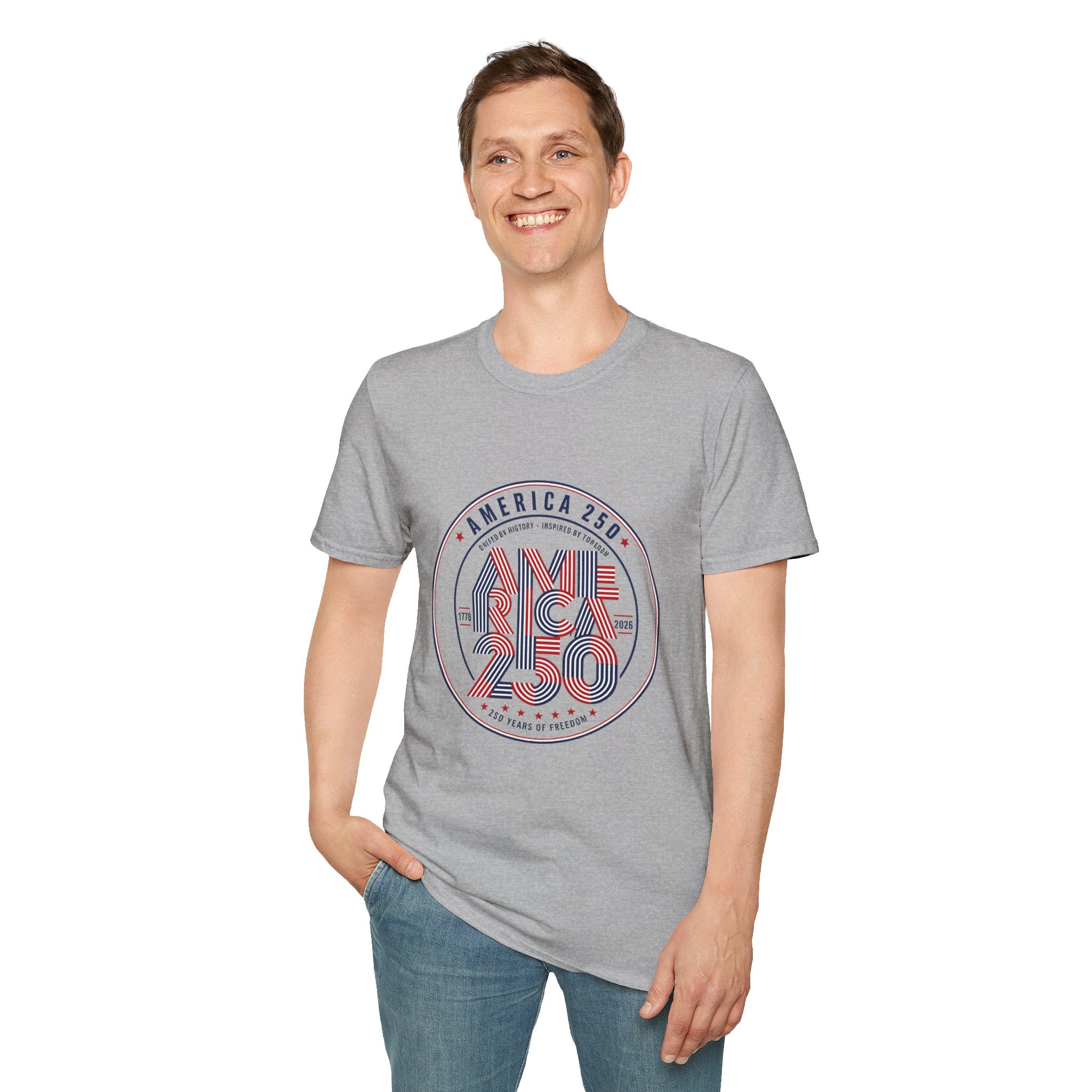 oryggy - america-250-celebration-t-shirt-patriotic-usa-independence-anniversary-tee - Vintage Patriotic Apparel