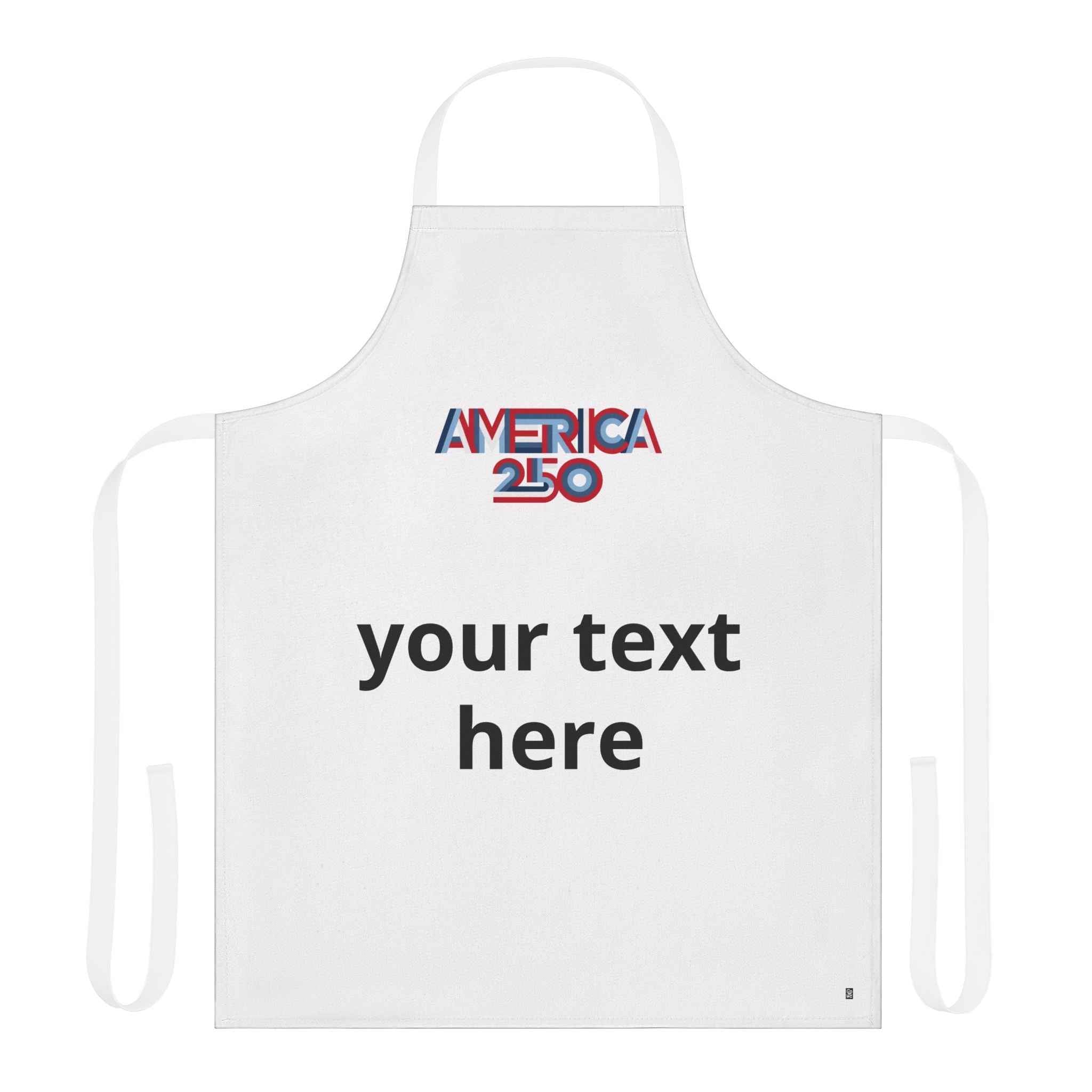 America 250 Personalized Apron | Patriotic 4th of July Kitchen Apron