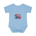 America 250 Personalized Baby Bodysuit - 'Bernin 2026' Patriotic Infant One-Piece (Custom Back Text)