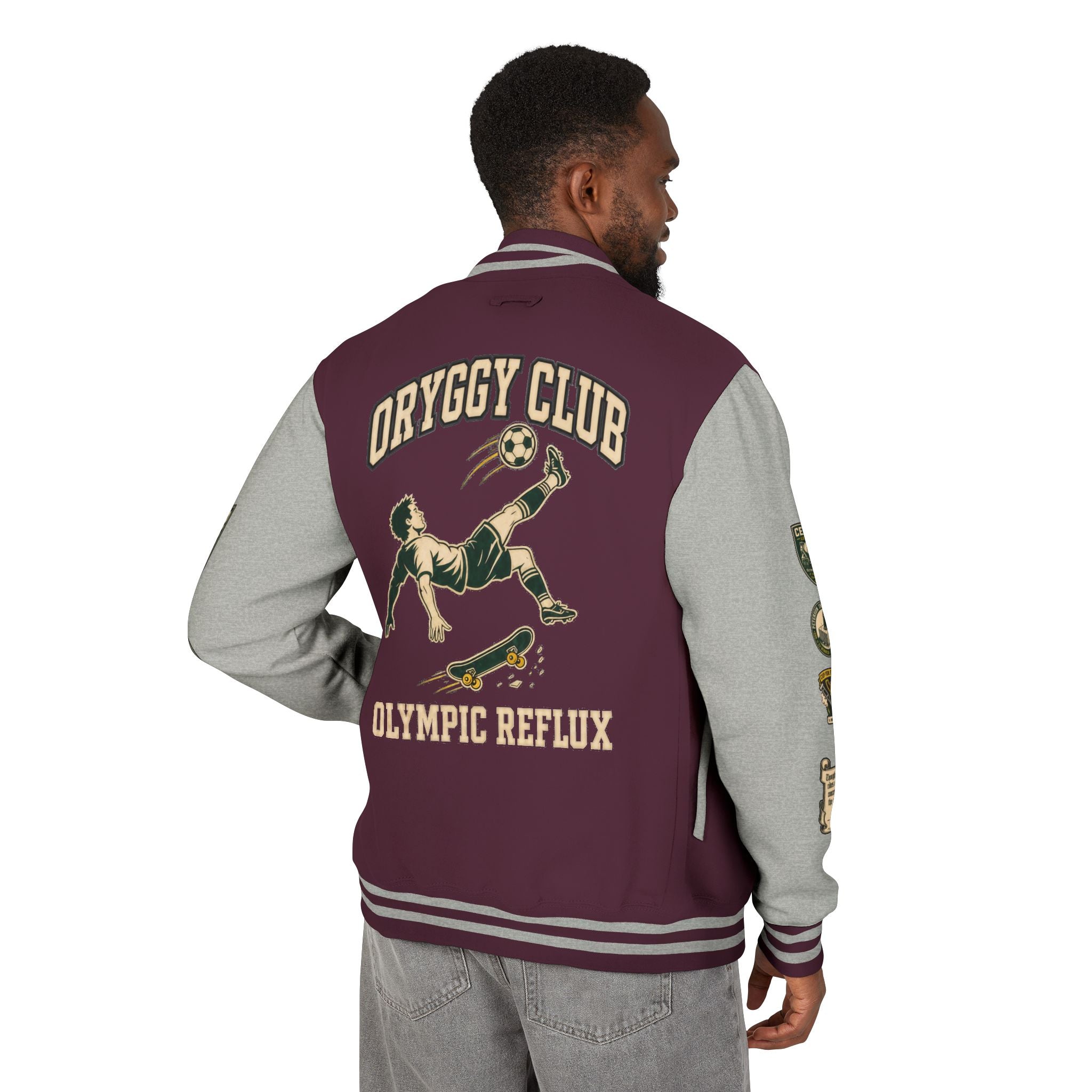 OR Olympic Reflux Varsity Jacket — Alexander Peterson "The Concrete is Master" Edition