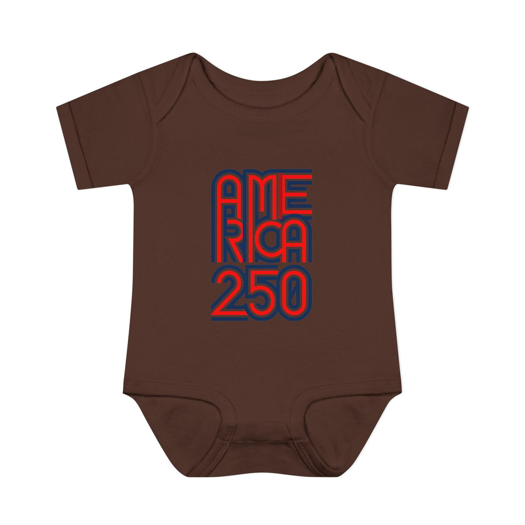 America 250 Personalized Infant Bodysuit | USA Flag