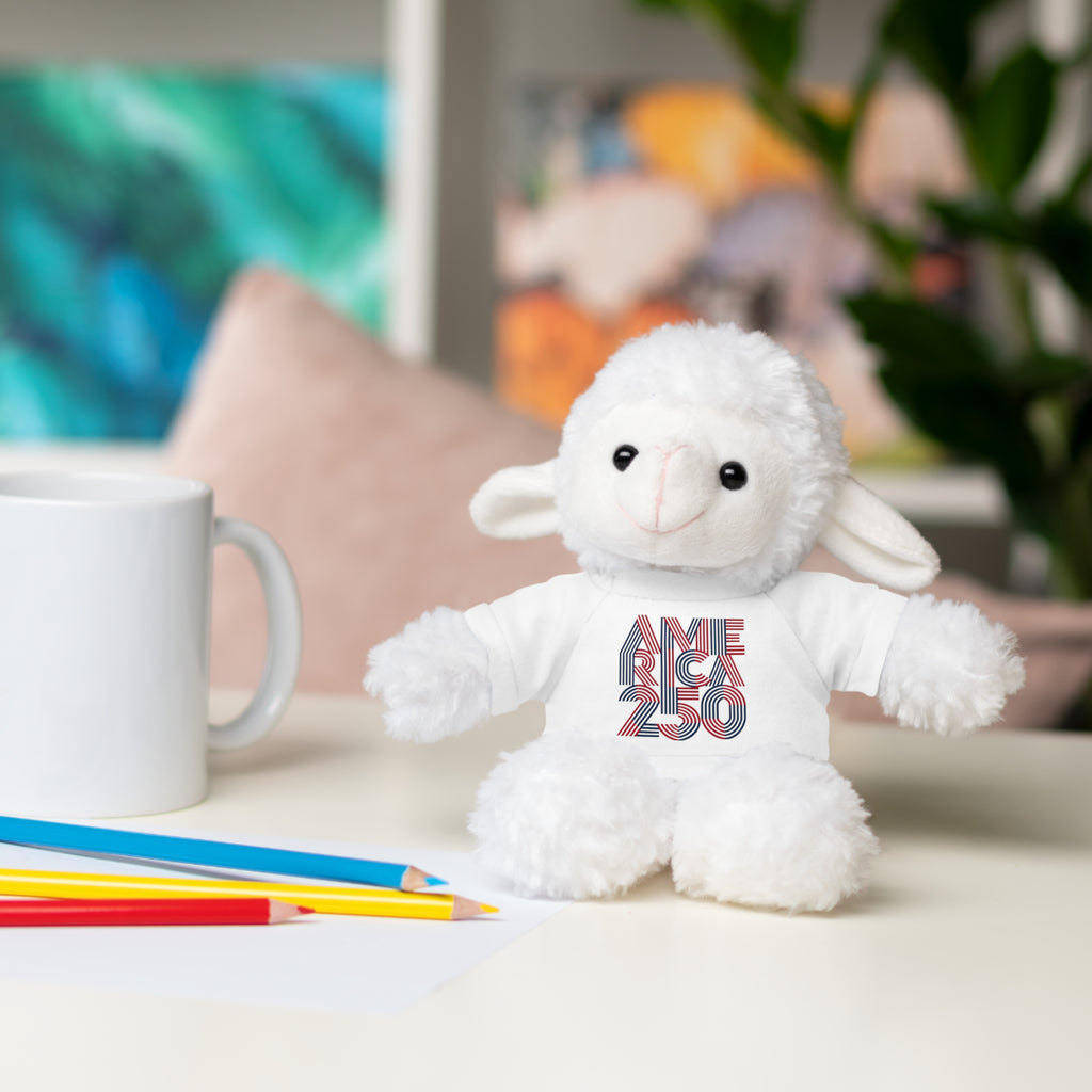 America 250 Teddy Bear plush | Patriotic stuffed animal with tee