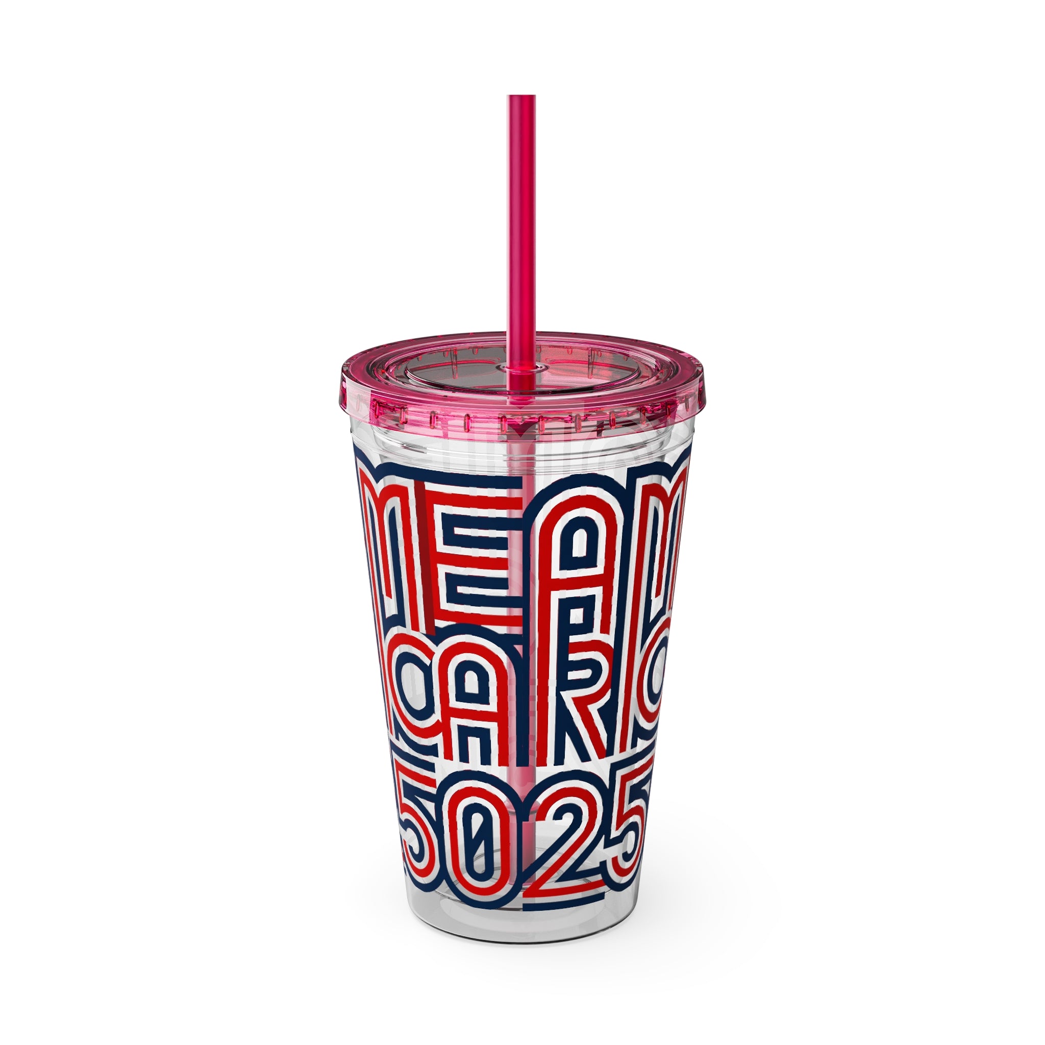 America 250 Tumbler | Patriotic Red White Blue Straw Cup
