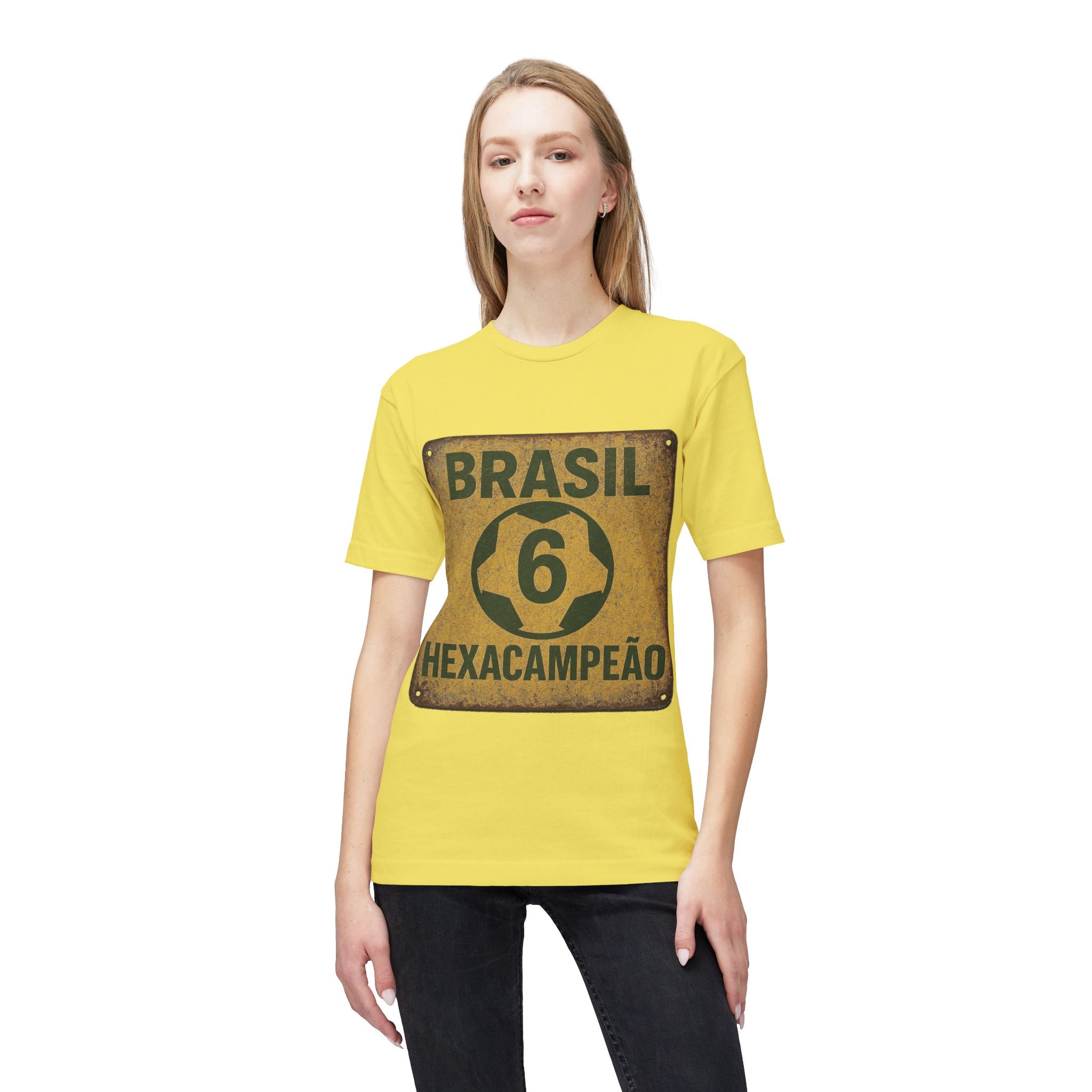 FIFA World Cup 2026 Brasil Hexacampeão 6 Soccer T-Shirt