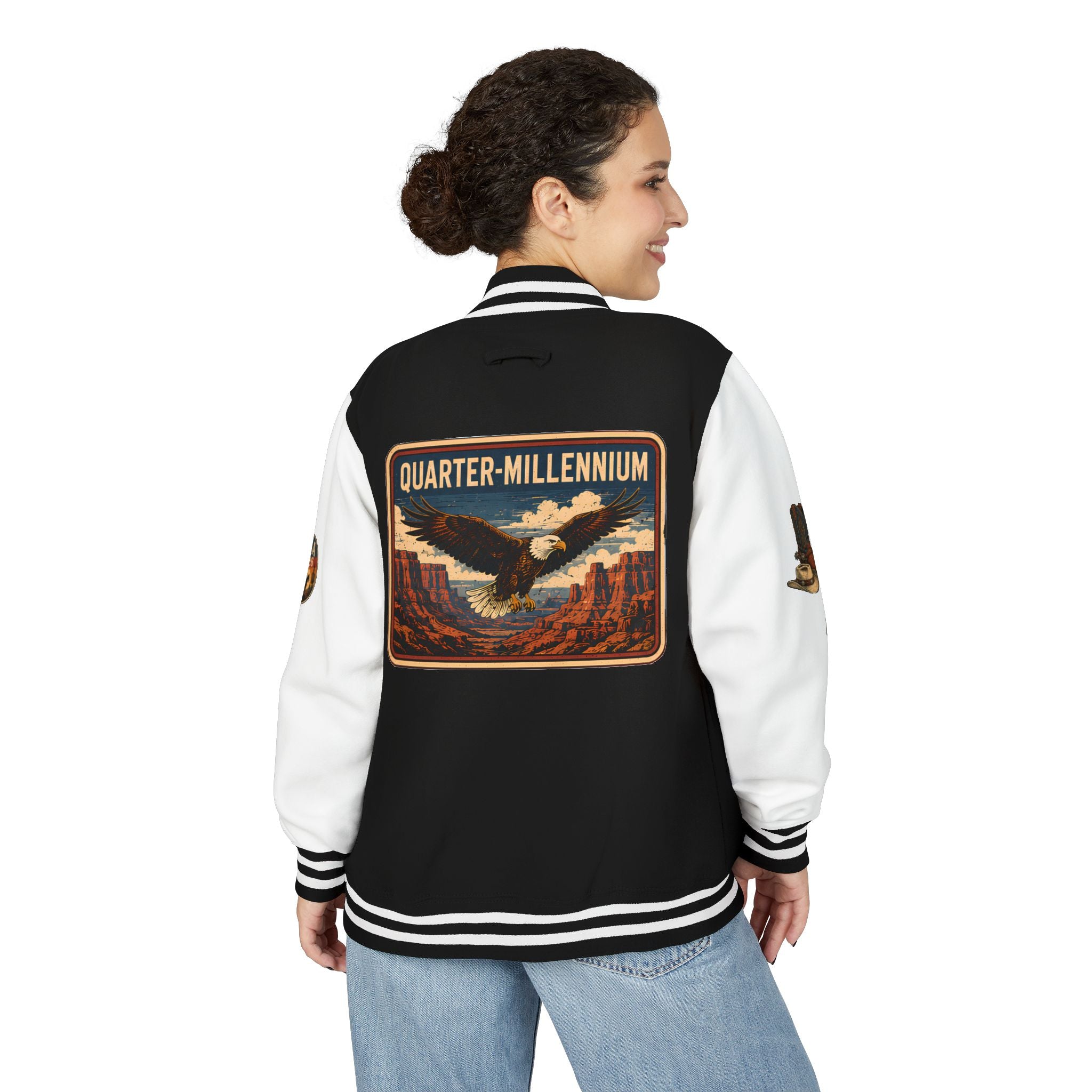 America 250 Quarter-Millennium Eagle Letterman Jacket