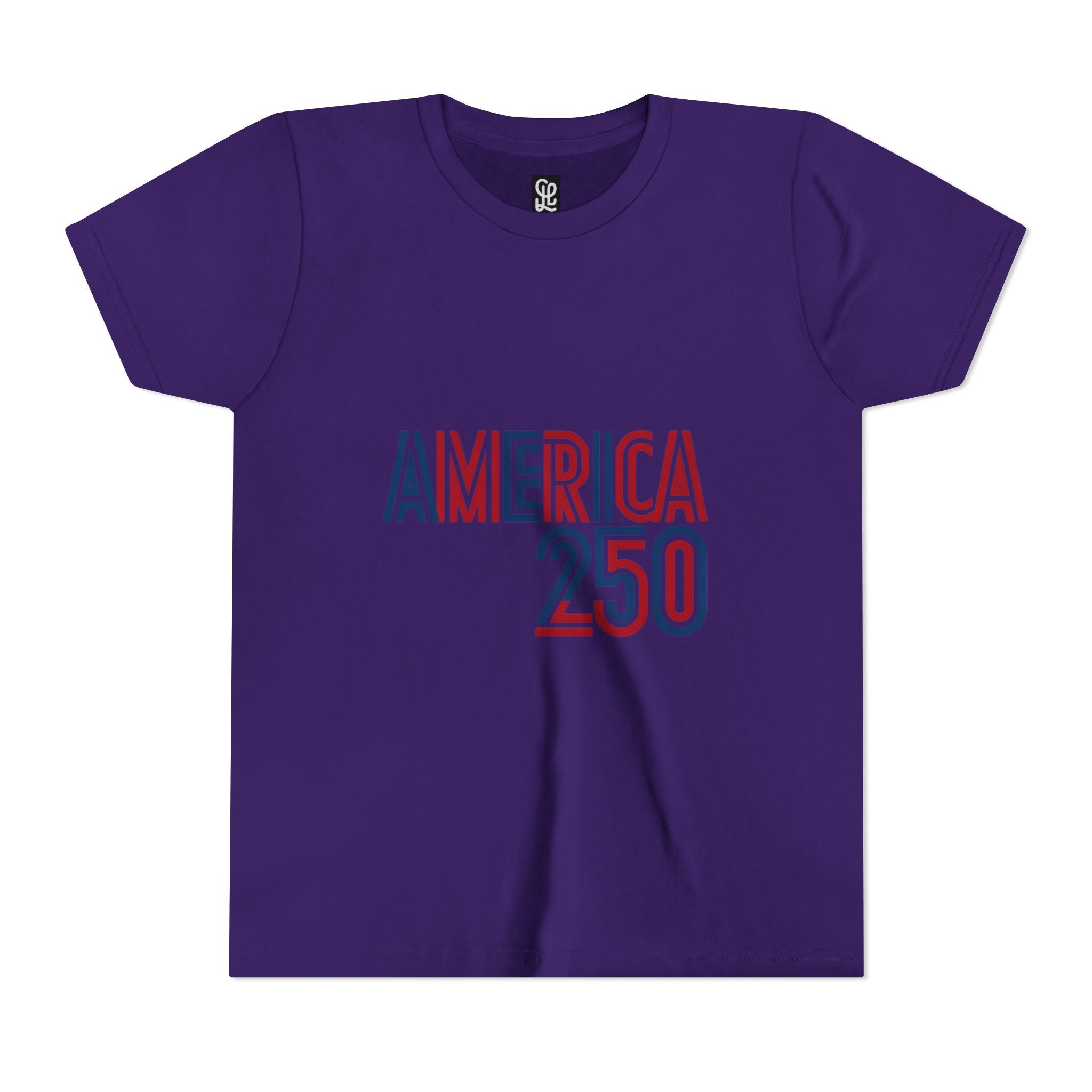 America 250 Youth Tee | Patriotic USA Flag Independence Day
