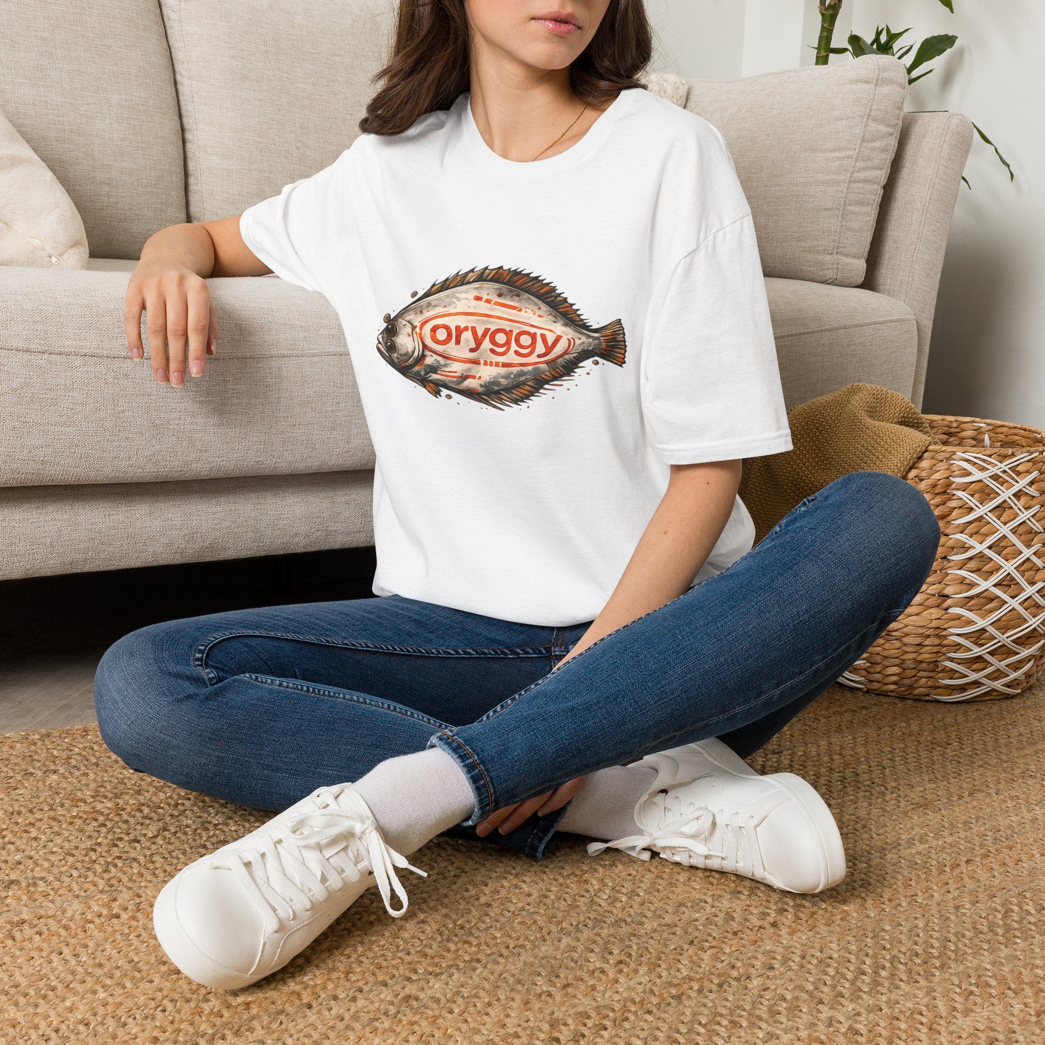 oryggy Originals Summer line Vintage Fish T-Shirt