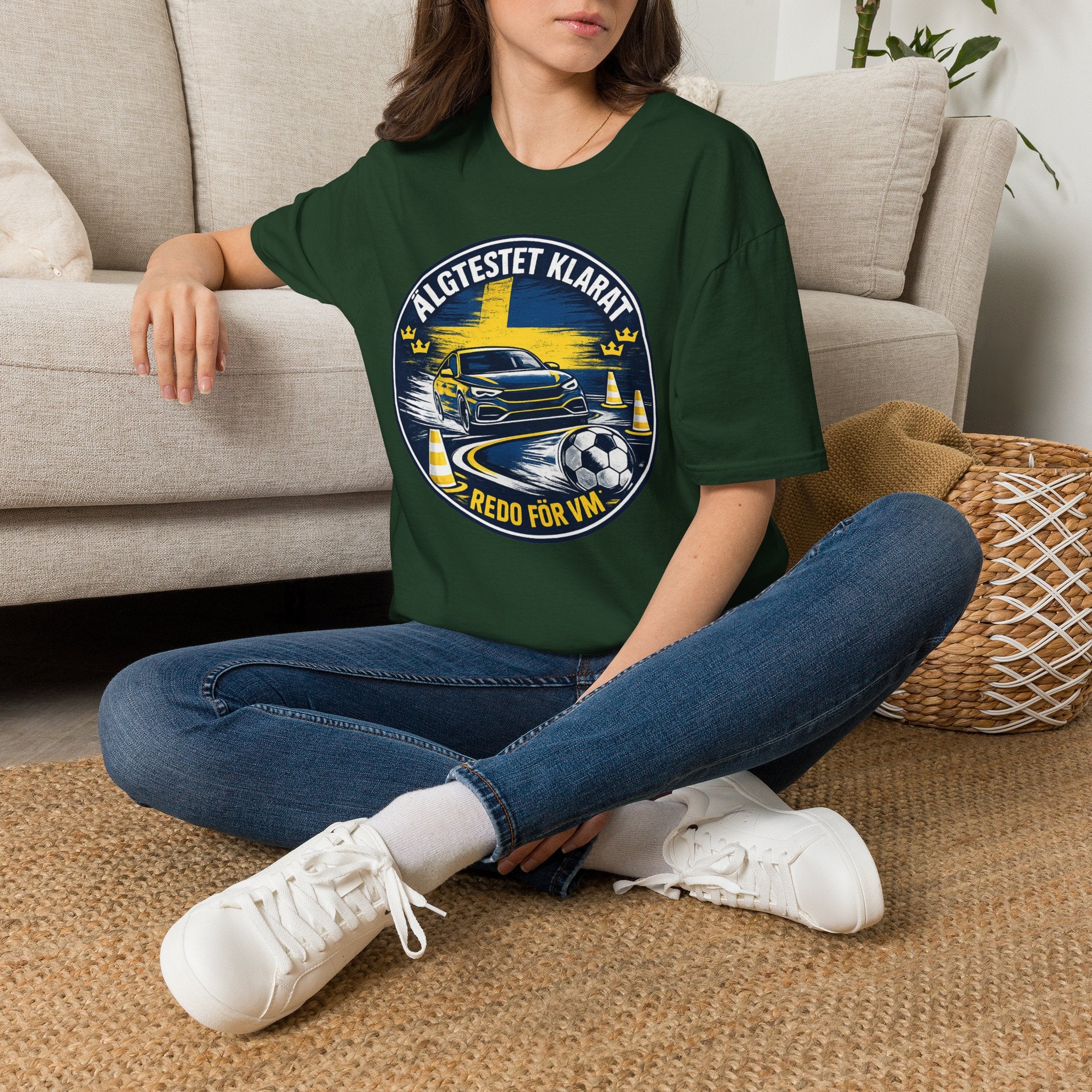 fifa-world-cup-2026-t-shirt-algtestet-klarat-ready-for-vm-swedish-car-driver-tee - Retro Football Apparel oryggy