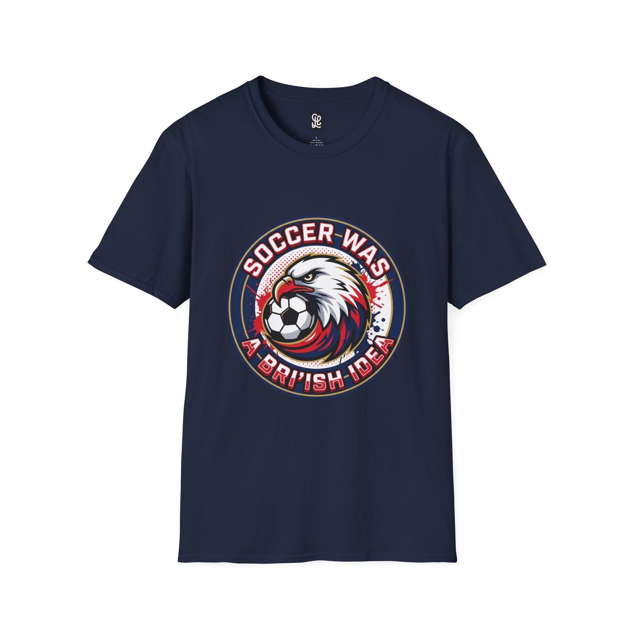 FIFA 2026 Soccer Eagle T-Shirt — "Soccer was a Bri'ish idea" Vintage Soccer Graphic Tee