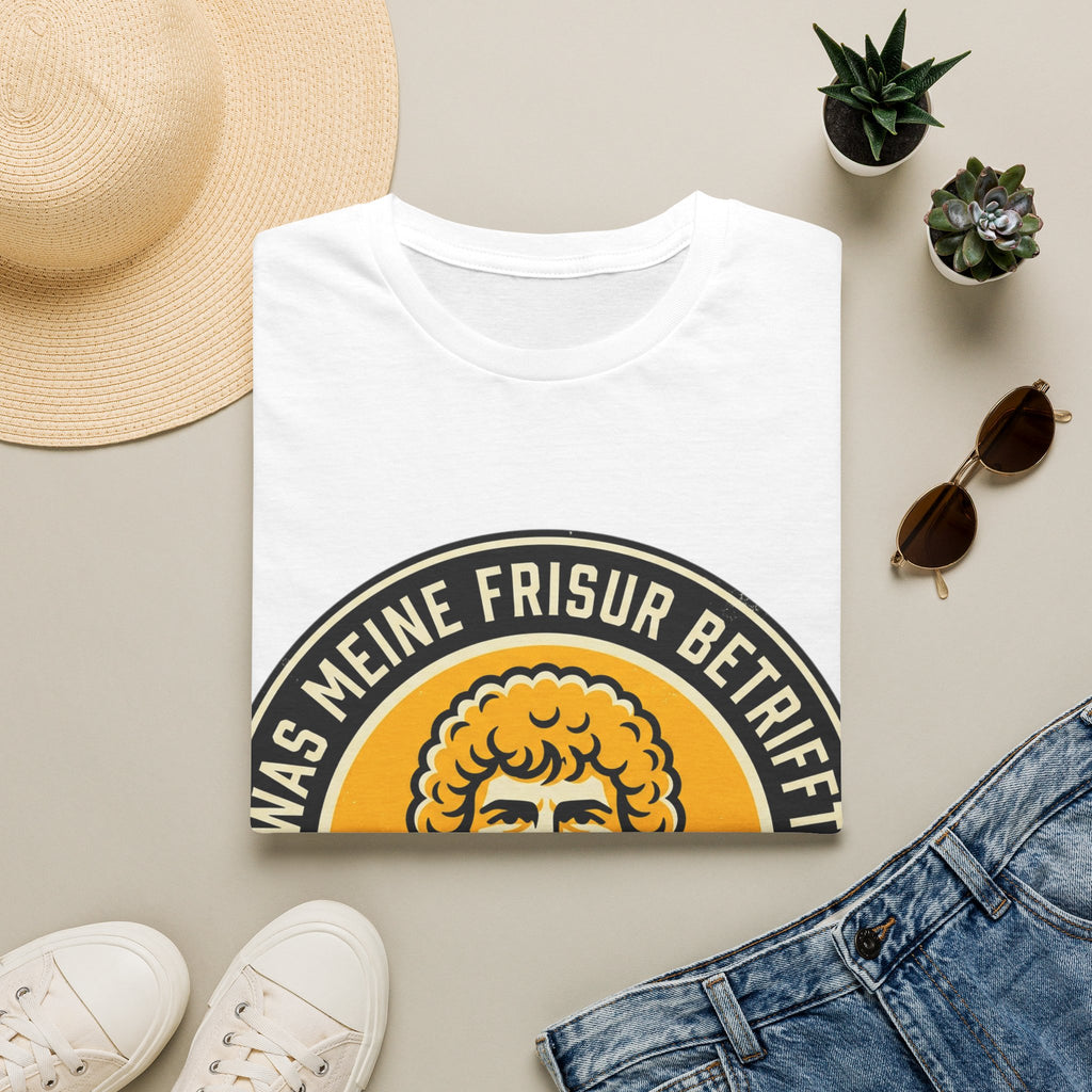 Was meine Frisur betrifft T‑Shirt – Vintage Fußballer Design