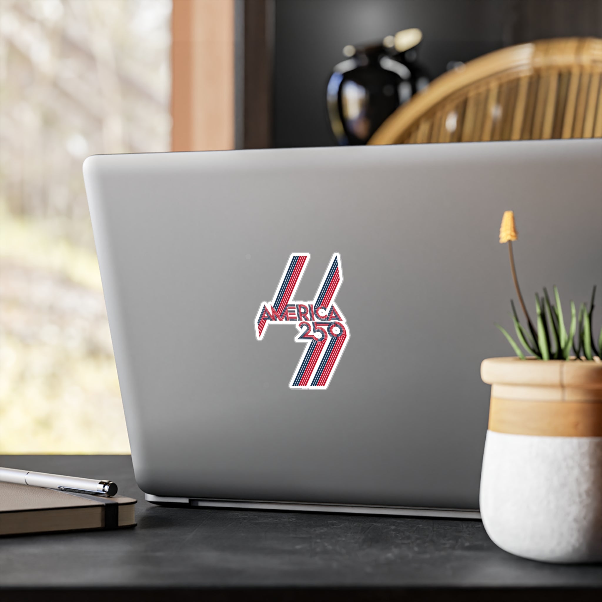 America 250 Retro Stripes Sticker | Kiss-Cut Vinyl Decal