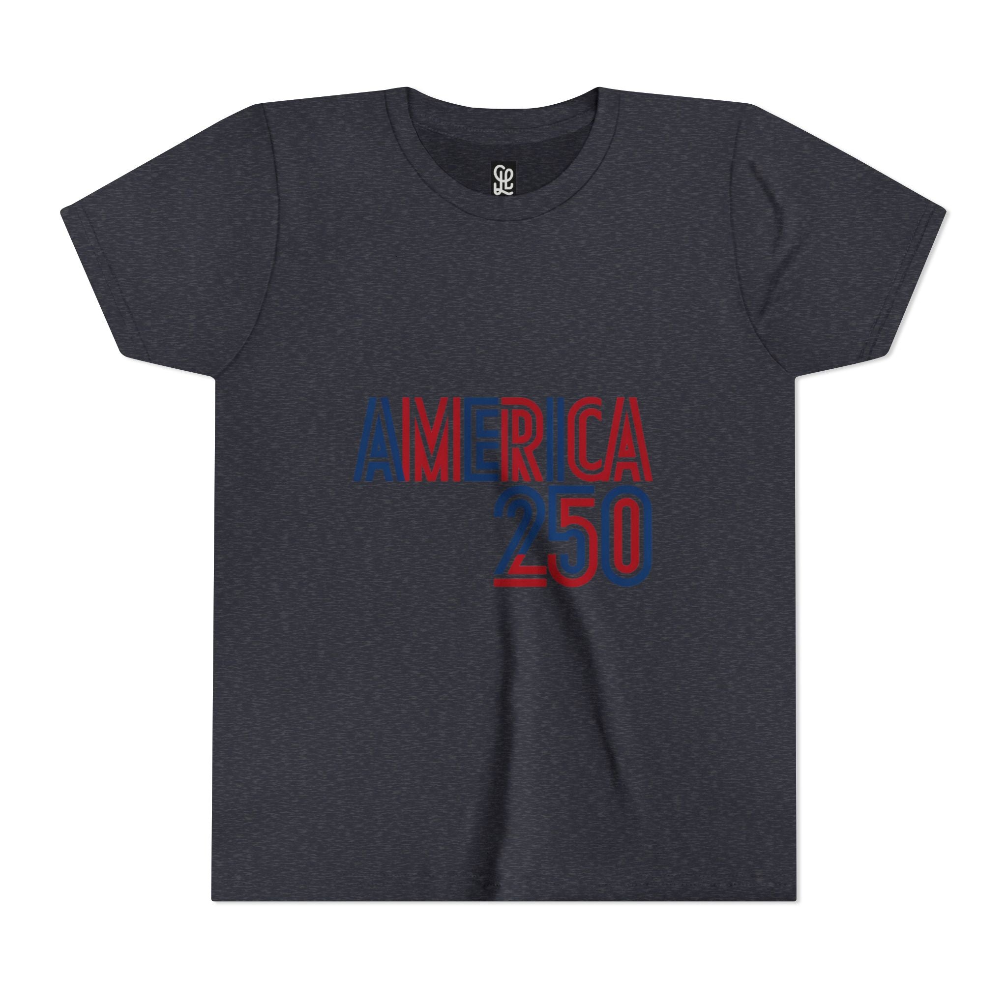 America 250 Youth Tee | Patriotic USA Flag Independence Day