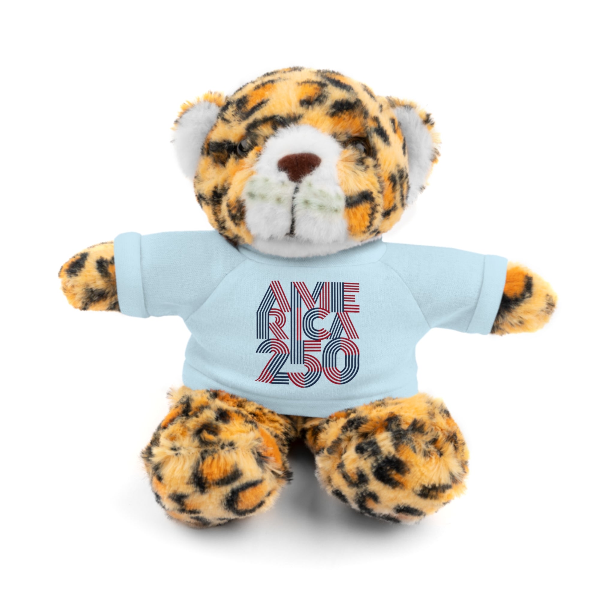 America 250 Teddy Bear plush | Patriotic stuffed animal with tee