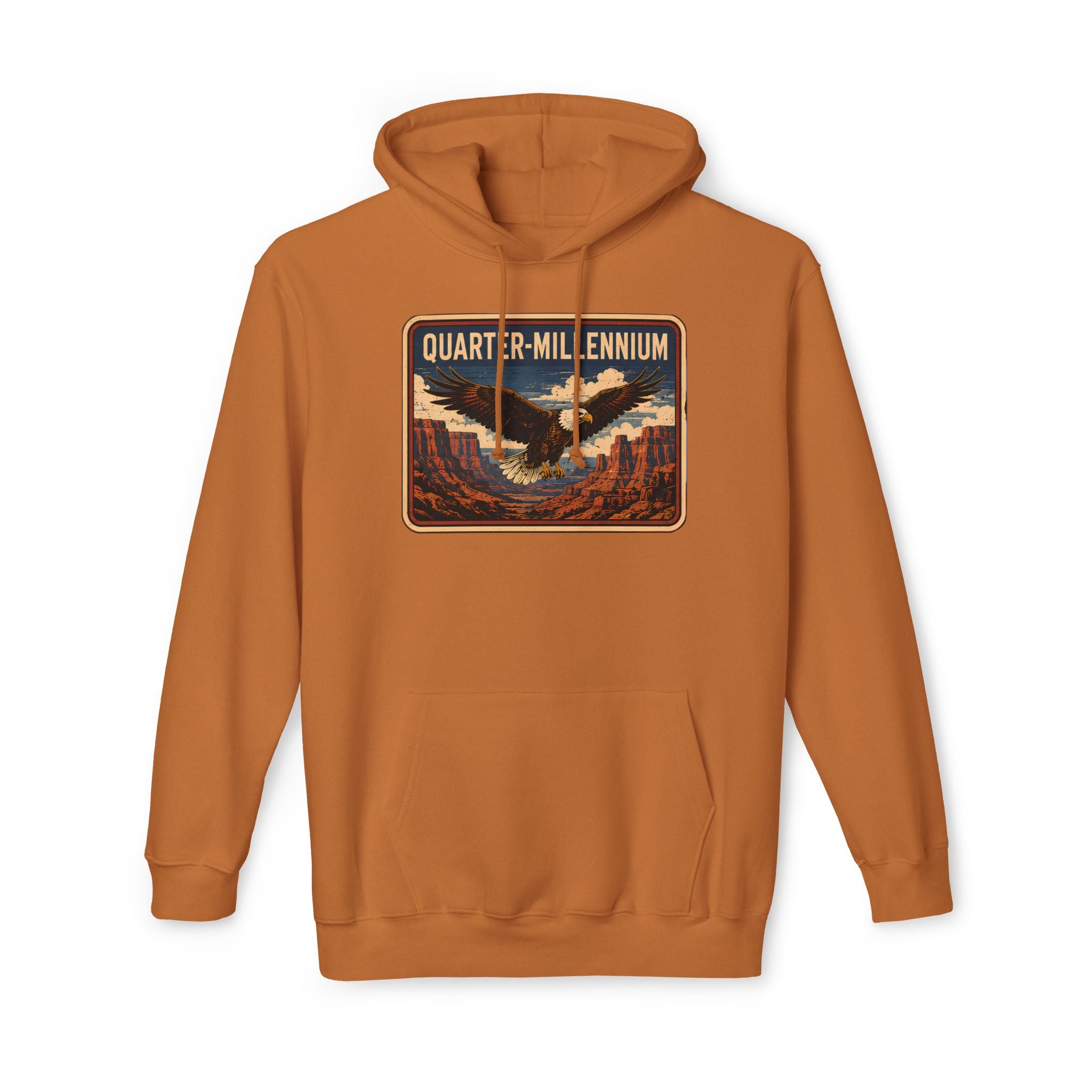 America 250 Quarter-Millennium Vintage Landscape Hoodie — Made in USA
