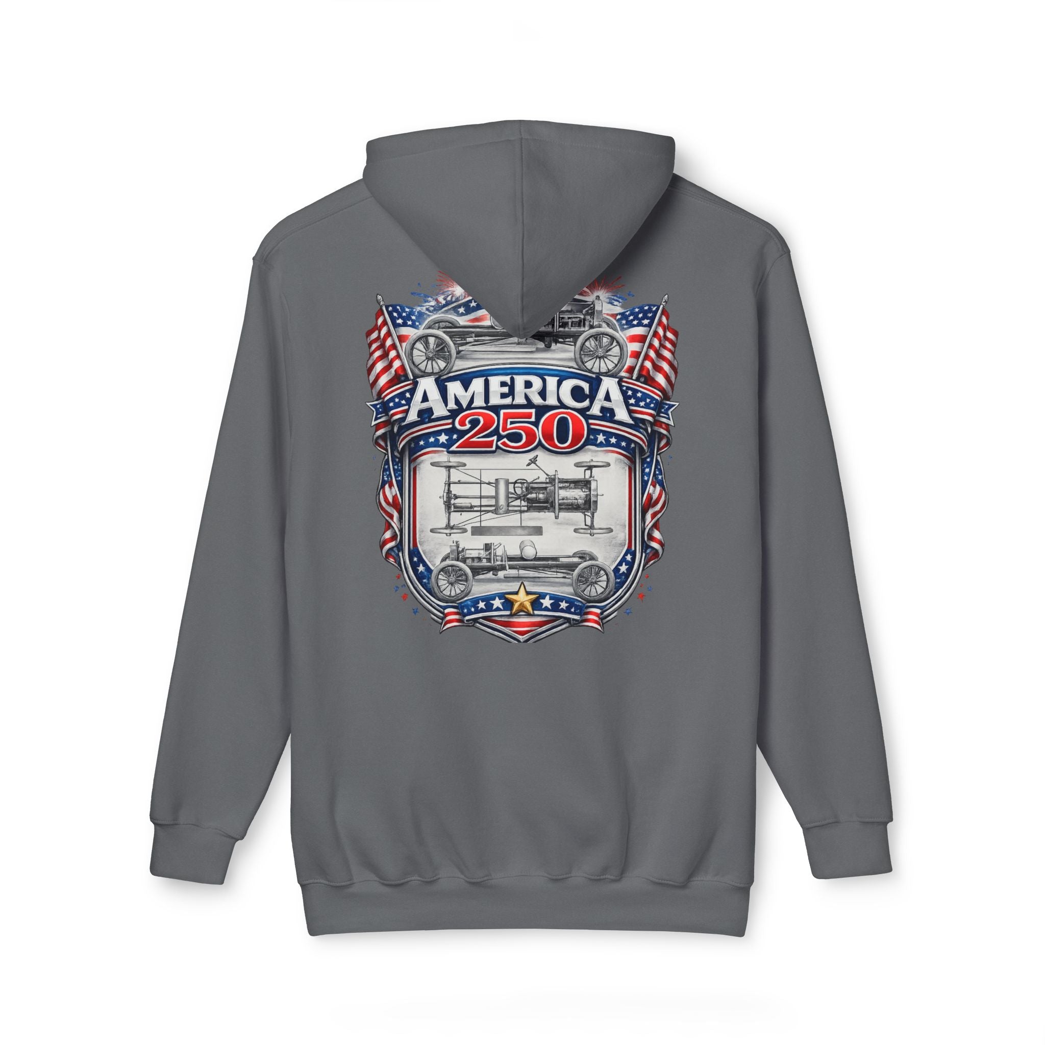 America 250 Patriotic USA Anniversary Hoodie —  Made in USA