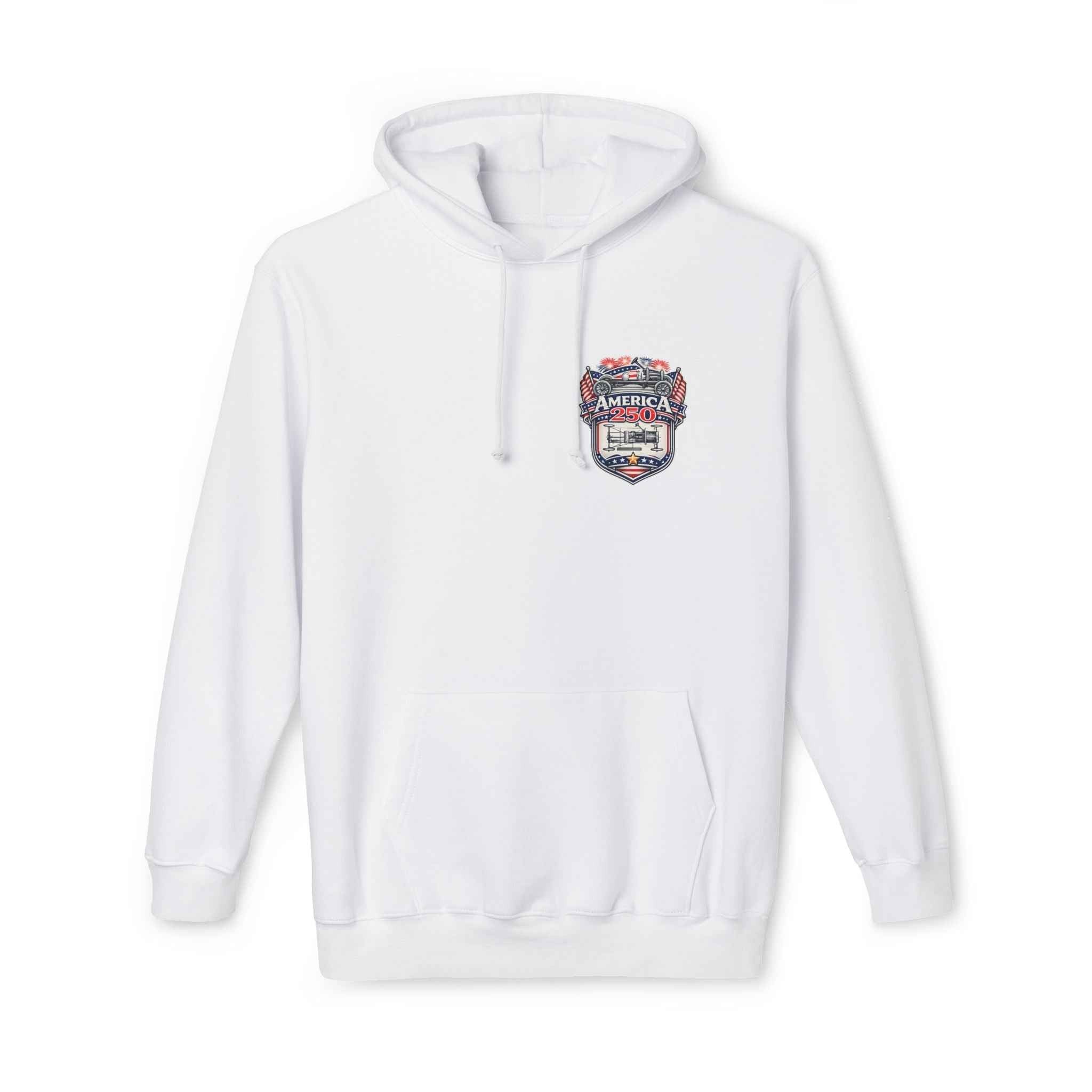 America 250 Patriotic USA Anniversary Hoodie —  Made in USA
