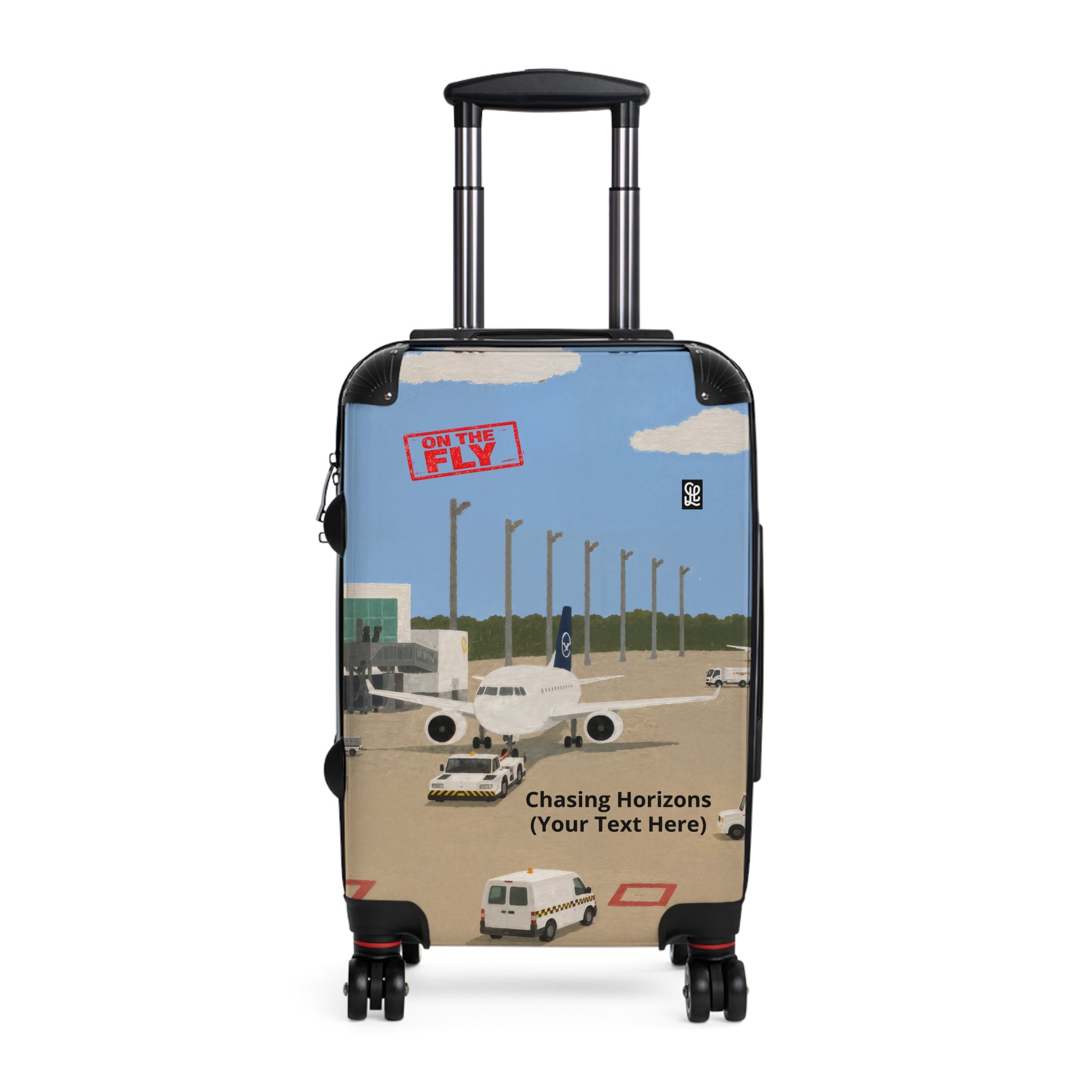 oryggy Originals Summer line Personalized Airport Runway Suitcase