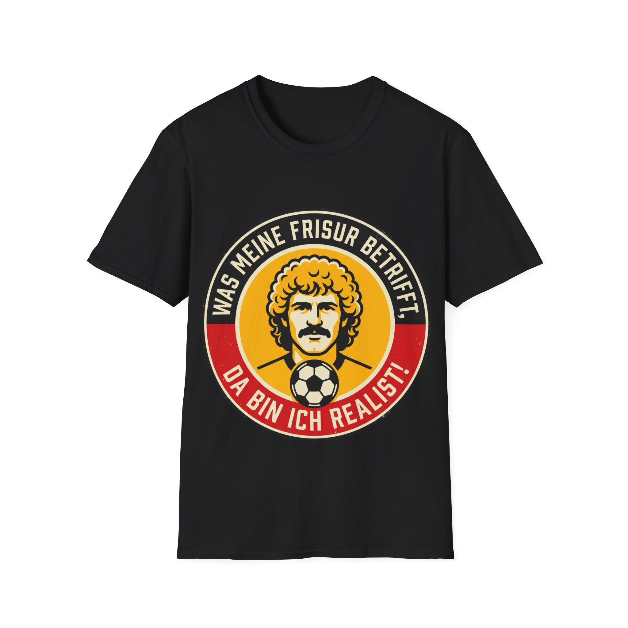 Was meine Frisur betrifft T‑Shirt – Vintage Fußballer Design
