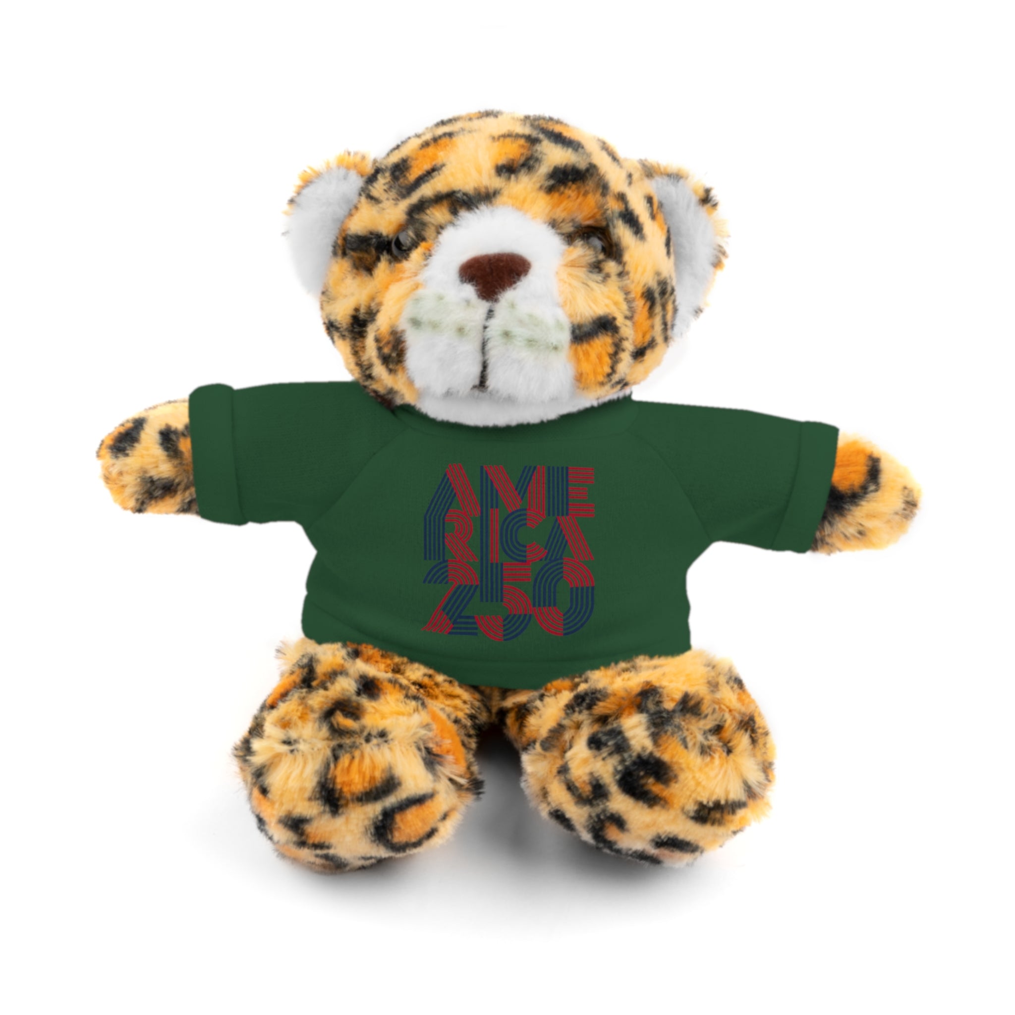 America 250 Teddy Bear plush | Patriotic stuffed animal with tee