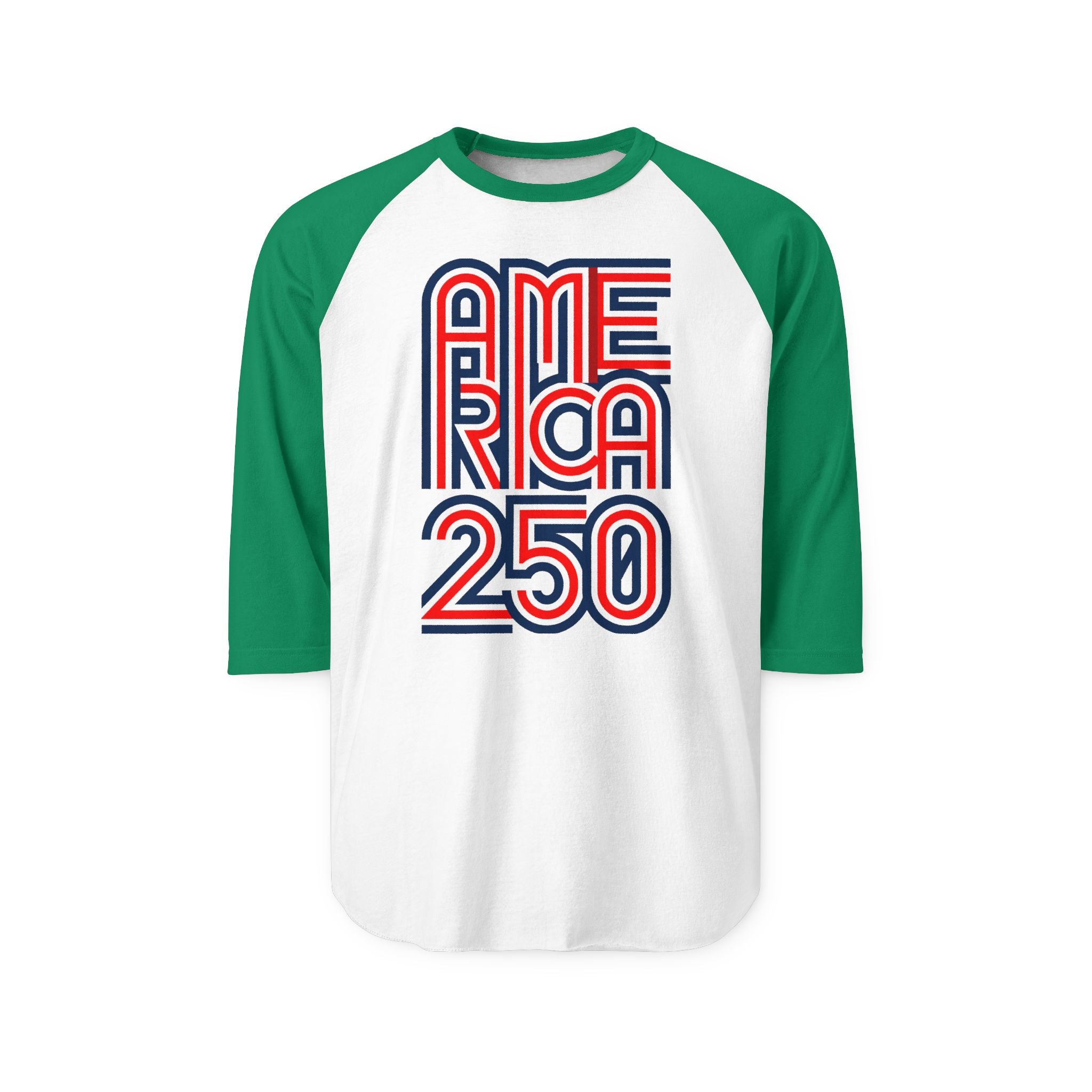Unisex Three-Quarter Sleeve Raglan Shirt