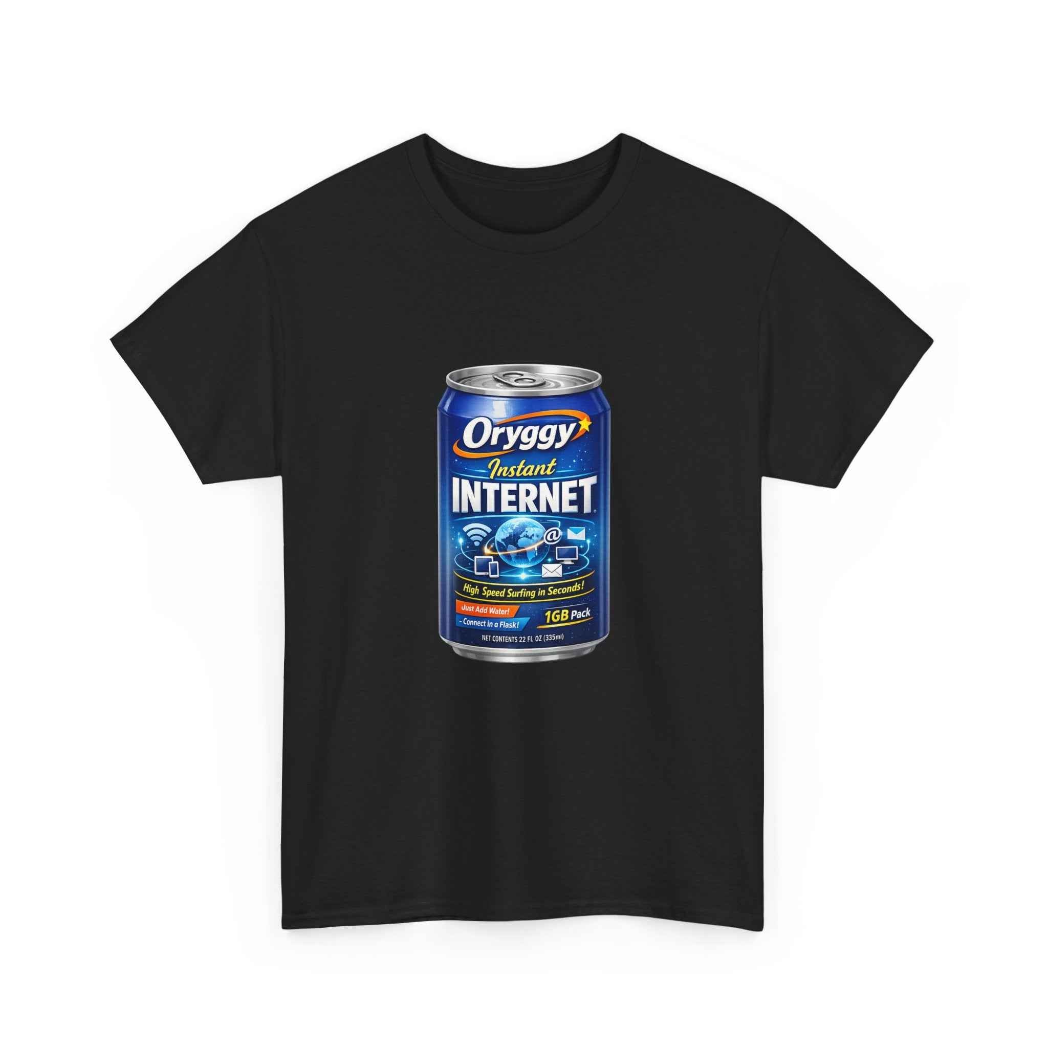 oryggy Originals Summer line Instant Internet Tee — Retro Can Graphic T-Shirt